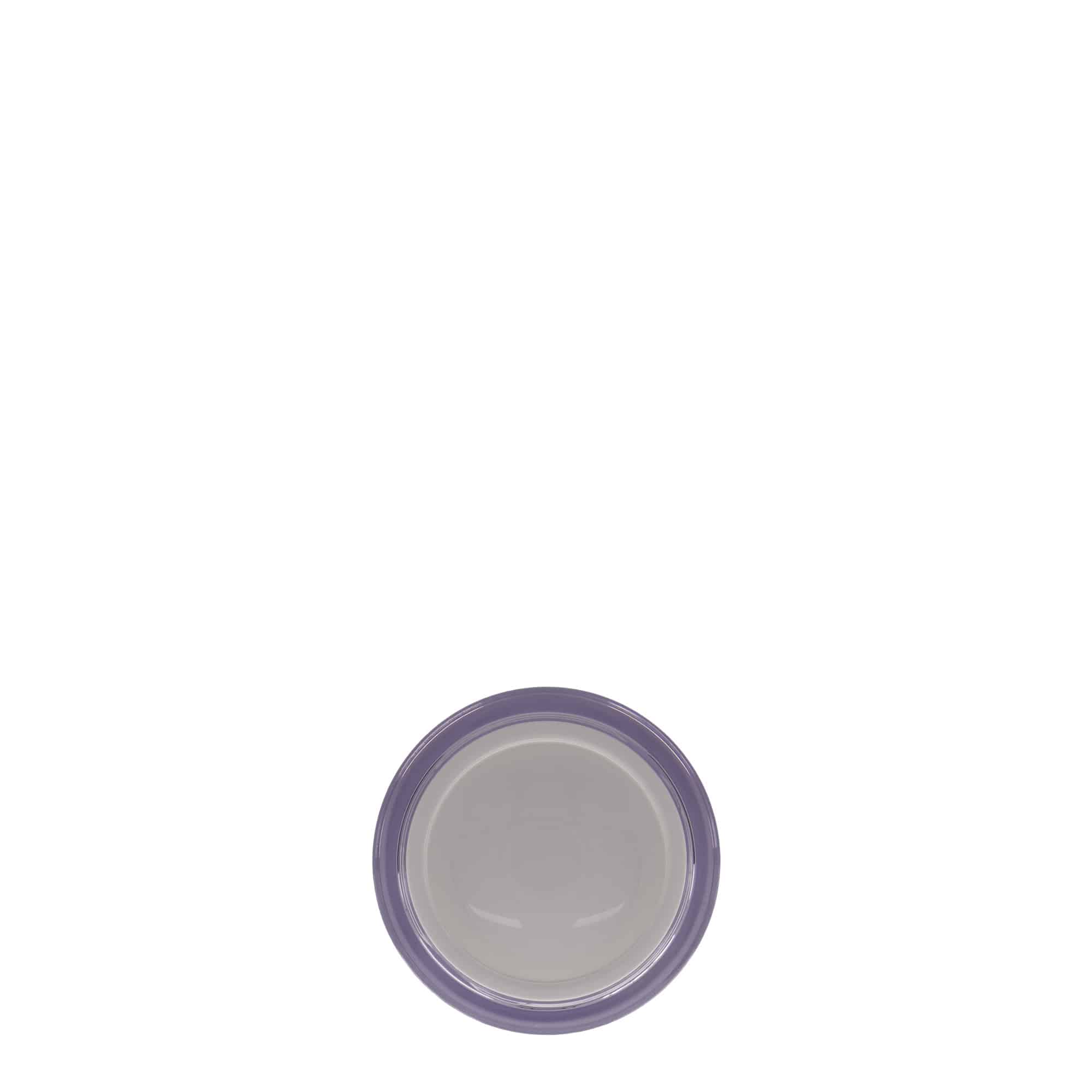 50 ml purk, SAN-plast, valge, suu: kruvikork
