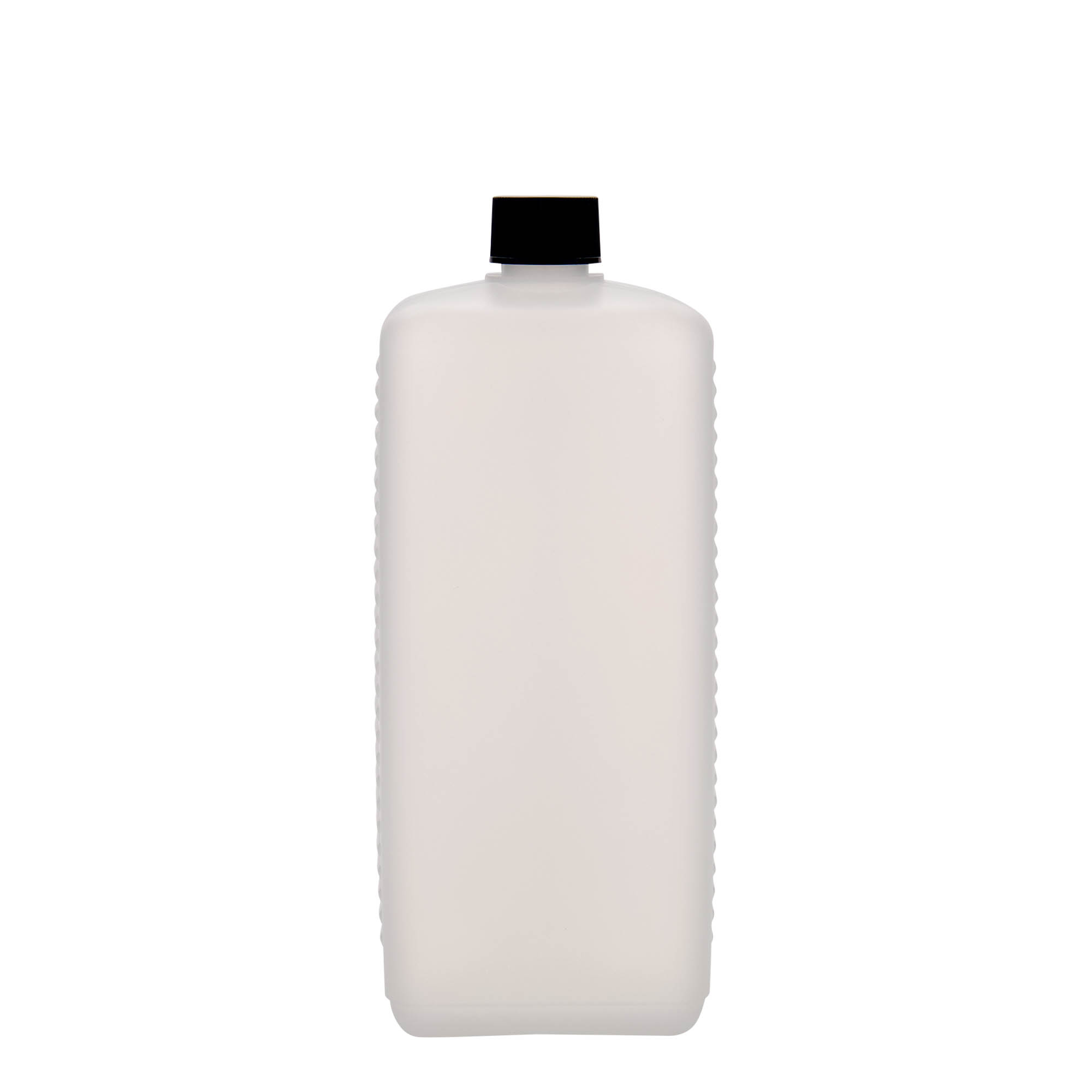 1.000 ml kanistripudel, ristkülikukujuline, HDPE-plastik, naturaalne, avaus: DIN 25 EPE 1.000 ml kanistripudel, ristkülikukujuline, HDPE-plastik, naturaalne, avaus: DIN 25 EPE