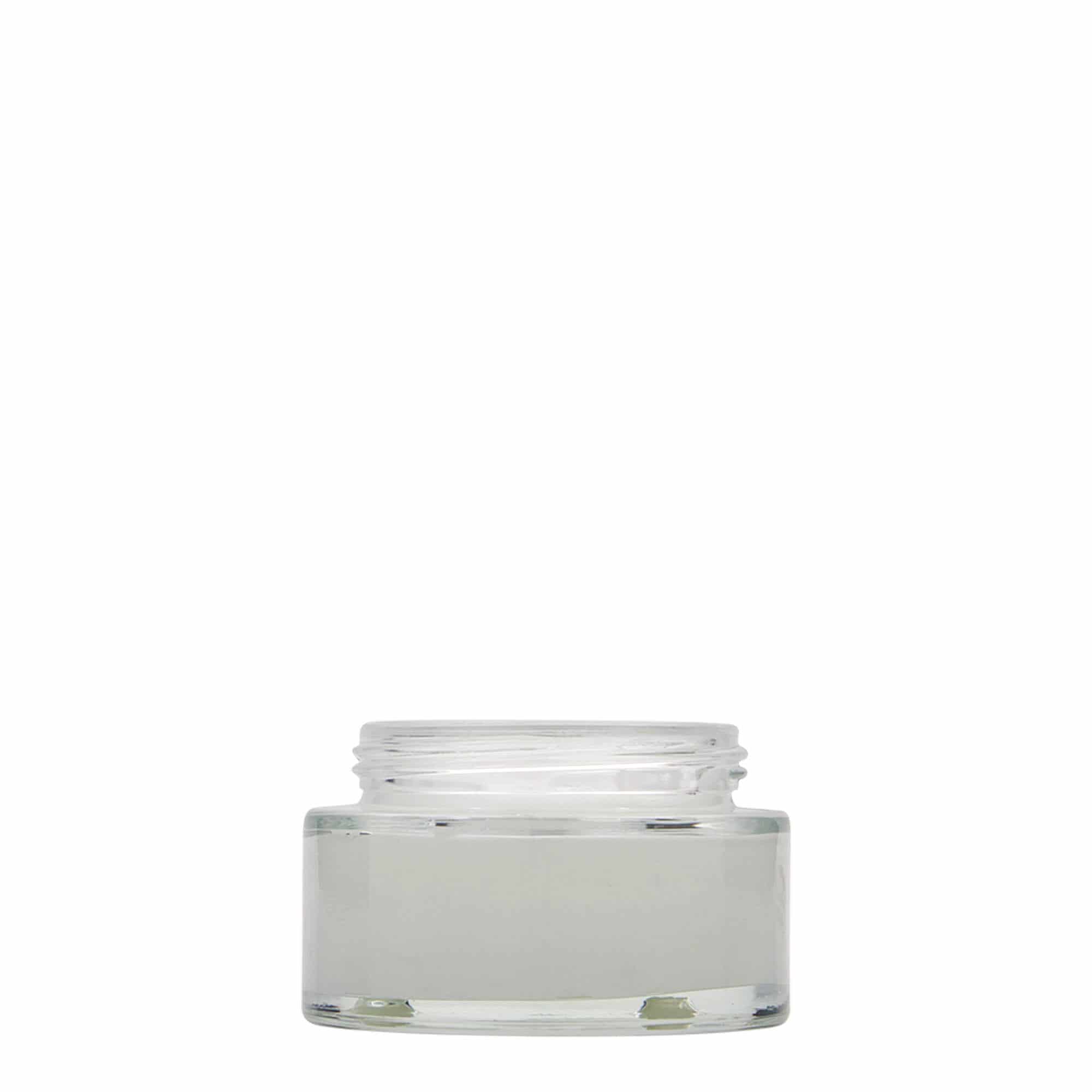 50 ml kosmeetikapurk 'Clear Edition', klaas, sulgur: keeratav kaas