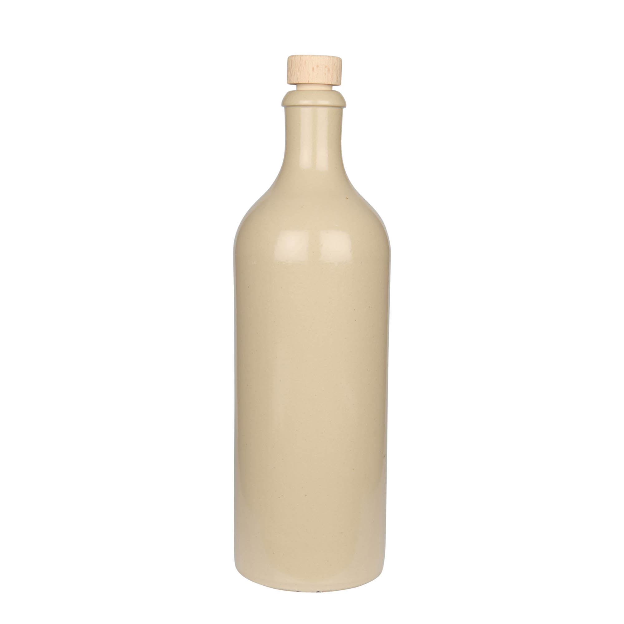 750 ml savinõu, keraamiline, beež, ava: kork