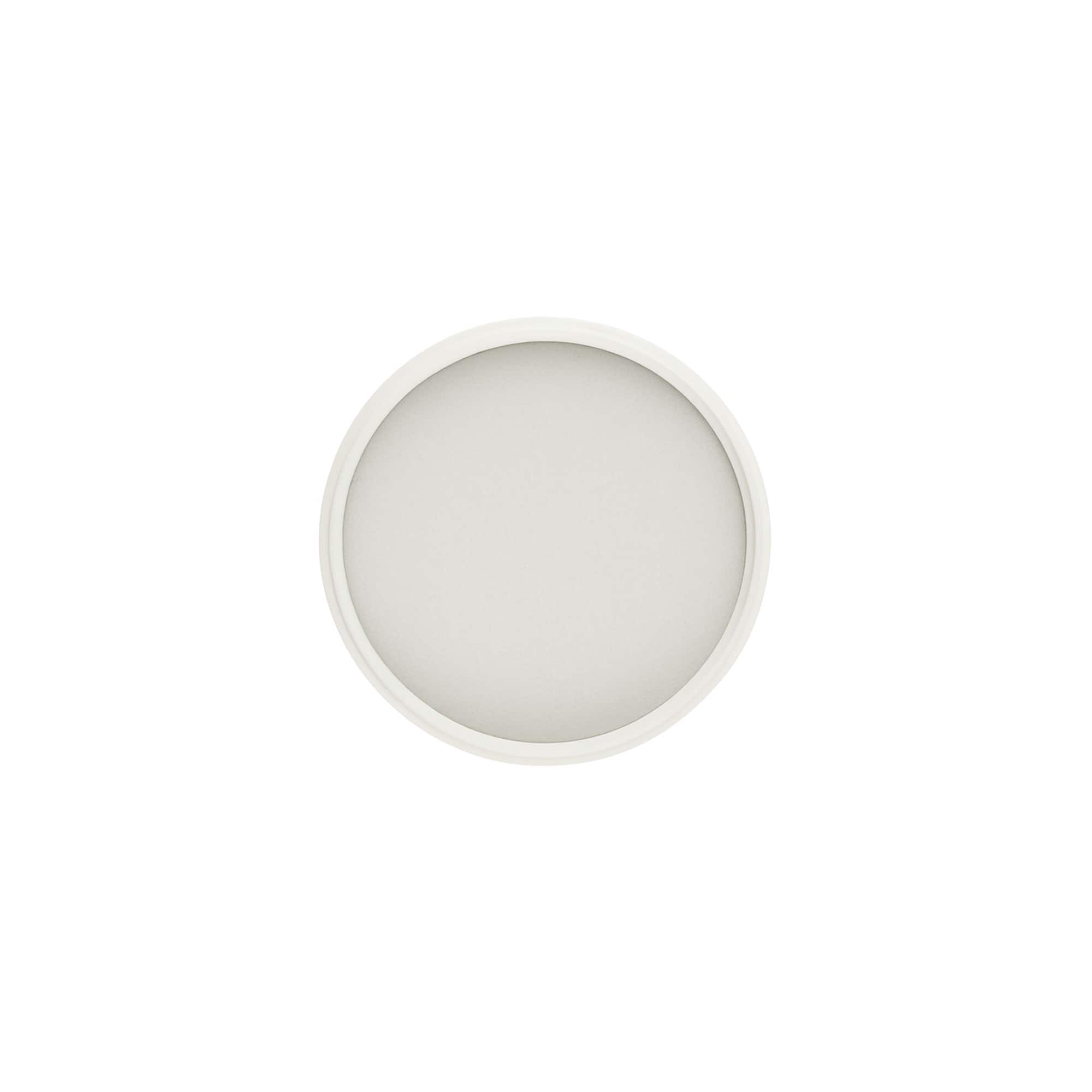Kruvikork 60 ml jaoks 'Brown Line', HPM-plast, valge