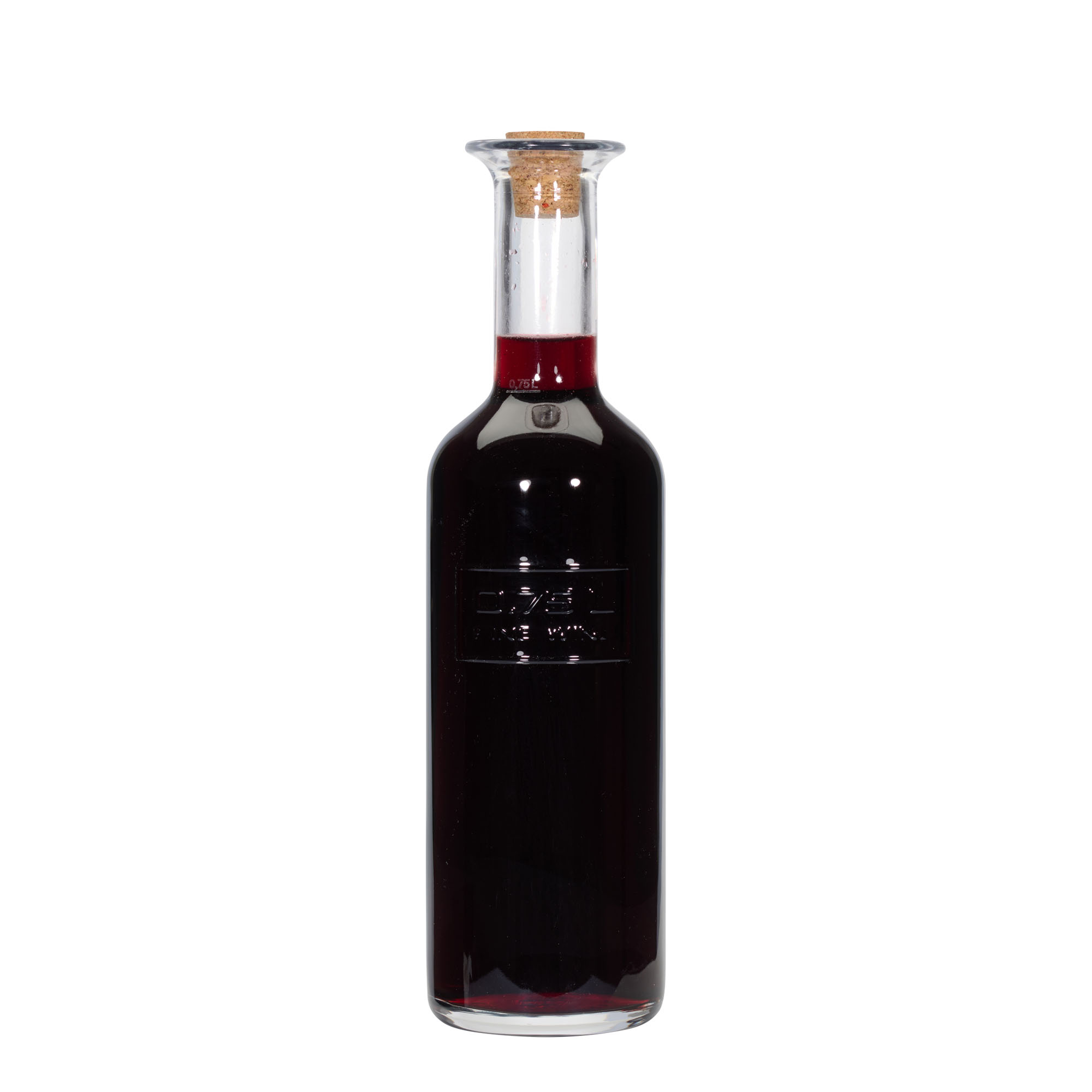 750 ml klaaspudel 'Optima Fine Wine', suuava: kork 750 ml klaaspudel 'Optima Fine Wine', suuava: kork