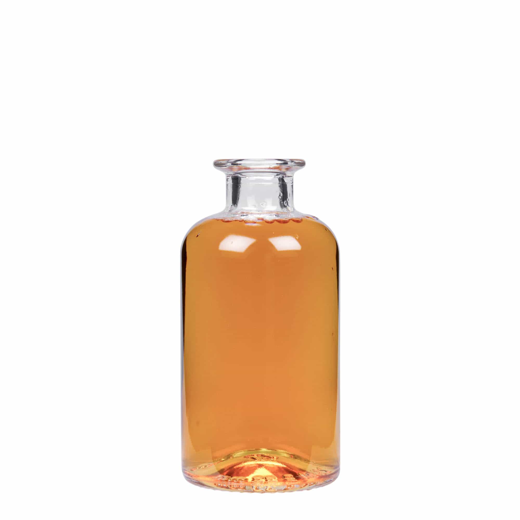 250 ml klaasist apteegipudel, sulgur: kork