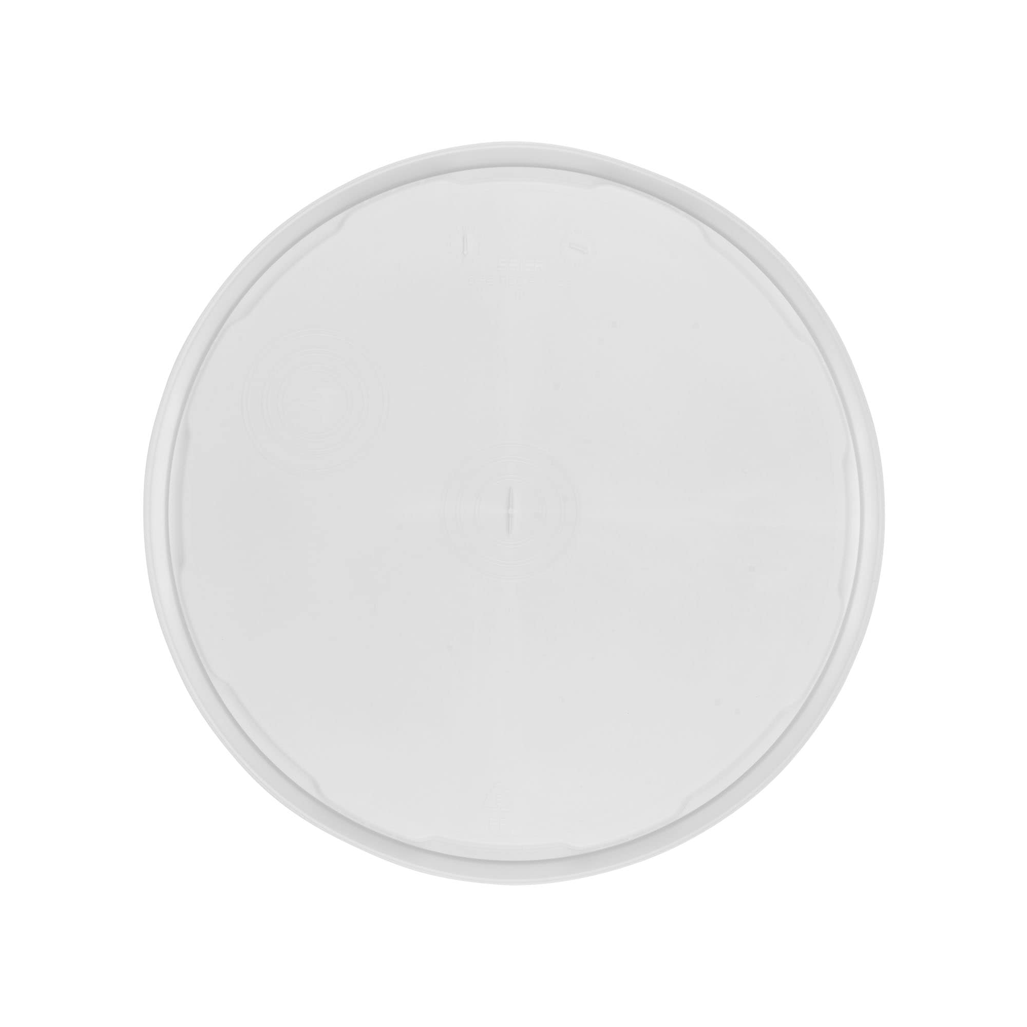 Kaas 12,5 l ämbrile, PP-plast, valge