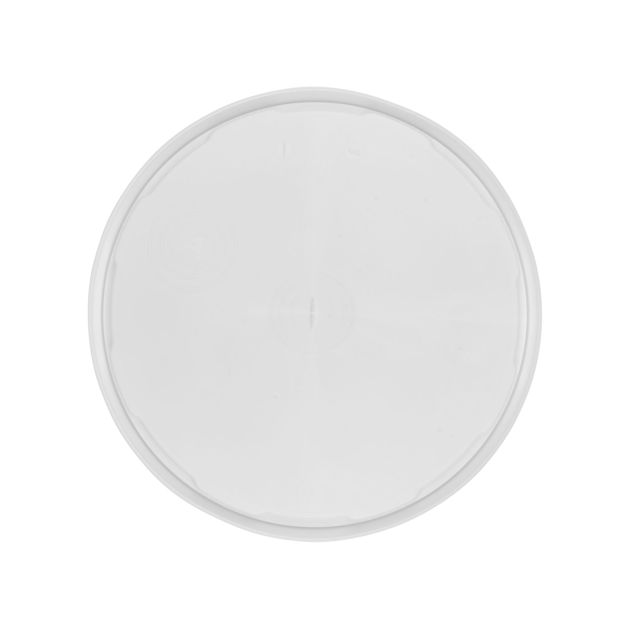 Kaane 12,5 l ämbrile, PP-plast, valge