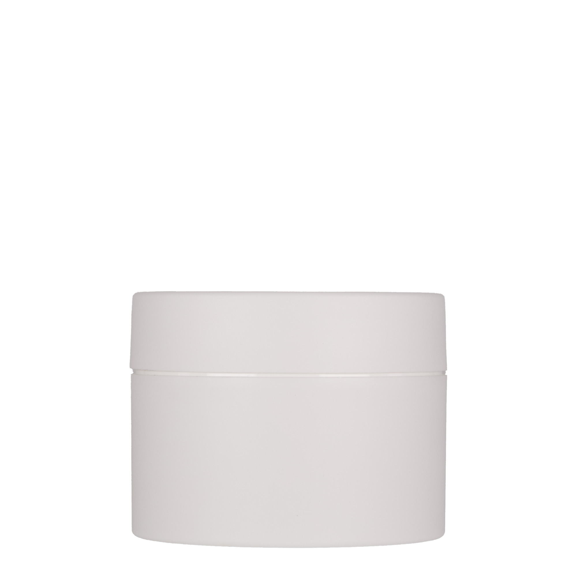 200 ml plasttoos 'Antonella', PP, valge, sulgur: keeratav kaas