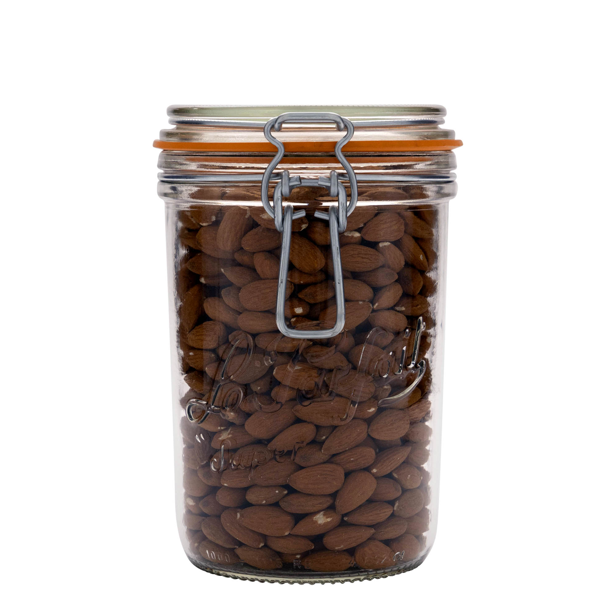 1000 ml traatkaanega purk 'Le Parfait Super Terrine', sulgur: traatkaas