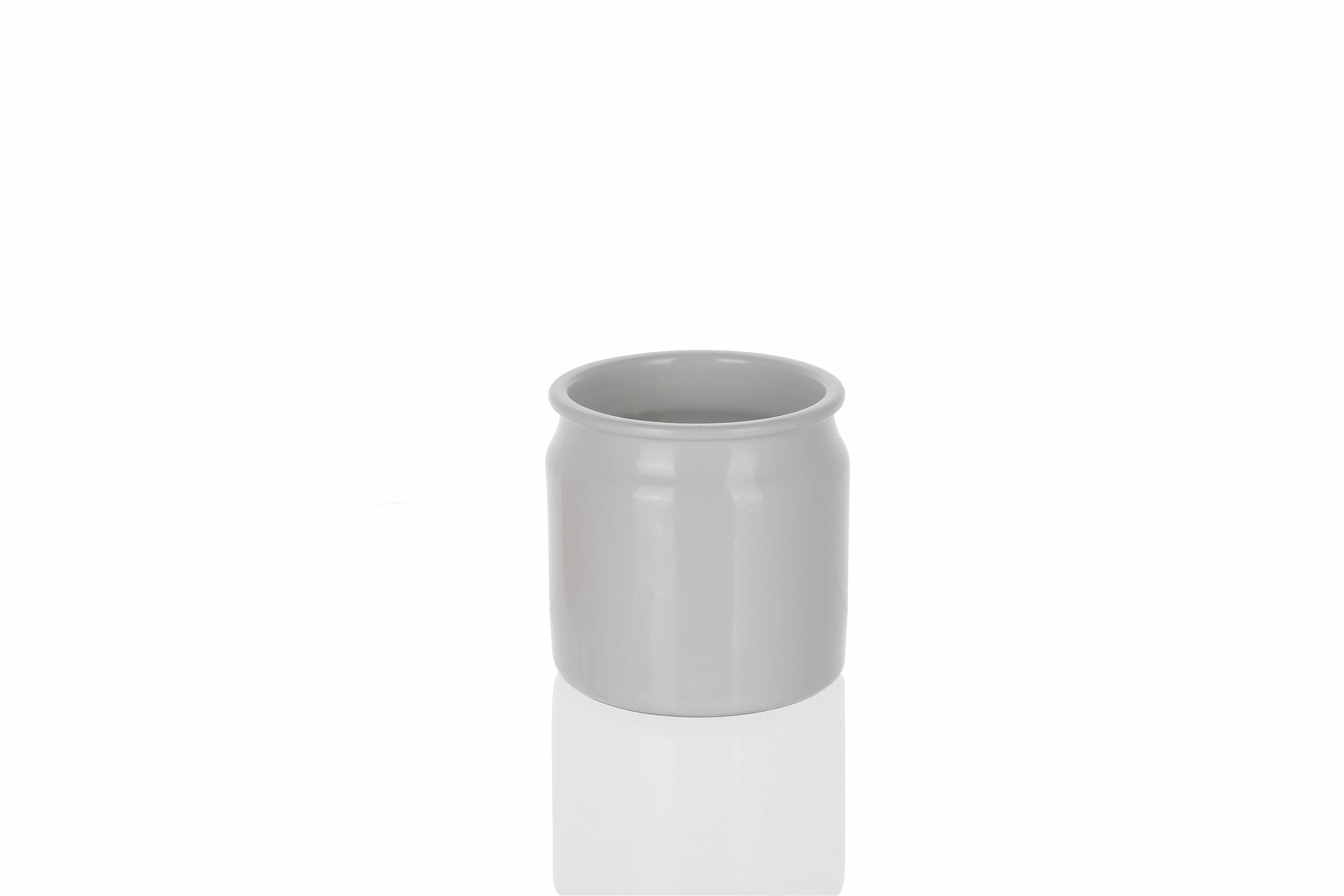 160 ml kivikeraamiline anum, keraamika, valge, sulgur: kork
