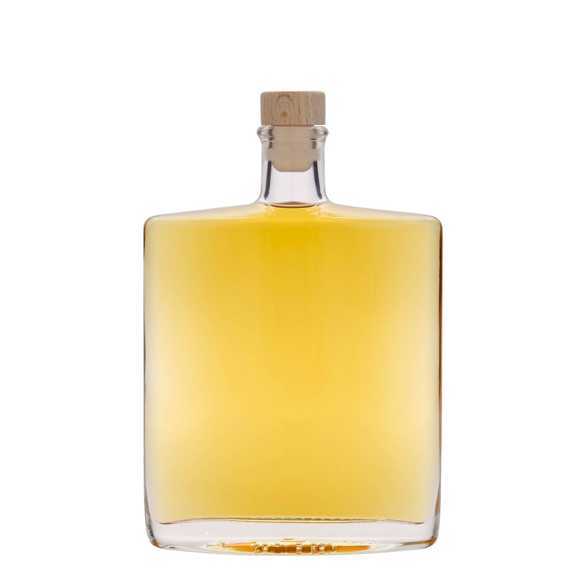 500 ml klaaspudel 'Zorbas', ovaalne, sulgur: kork