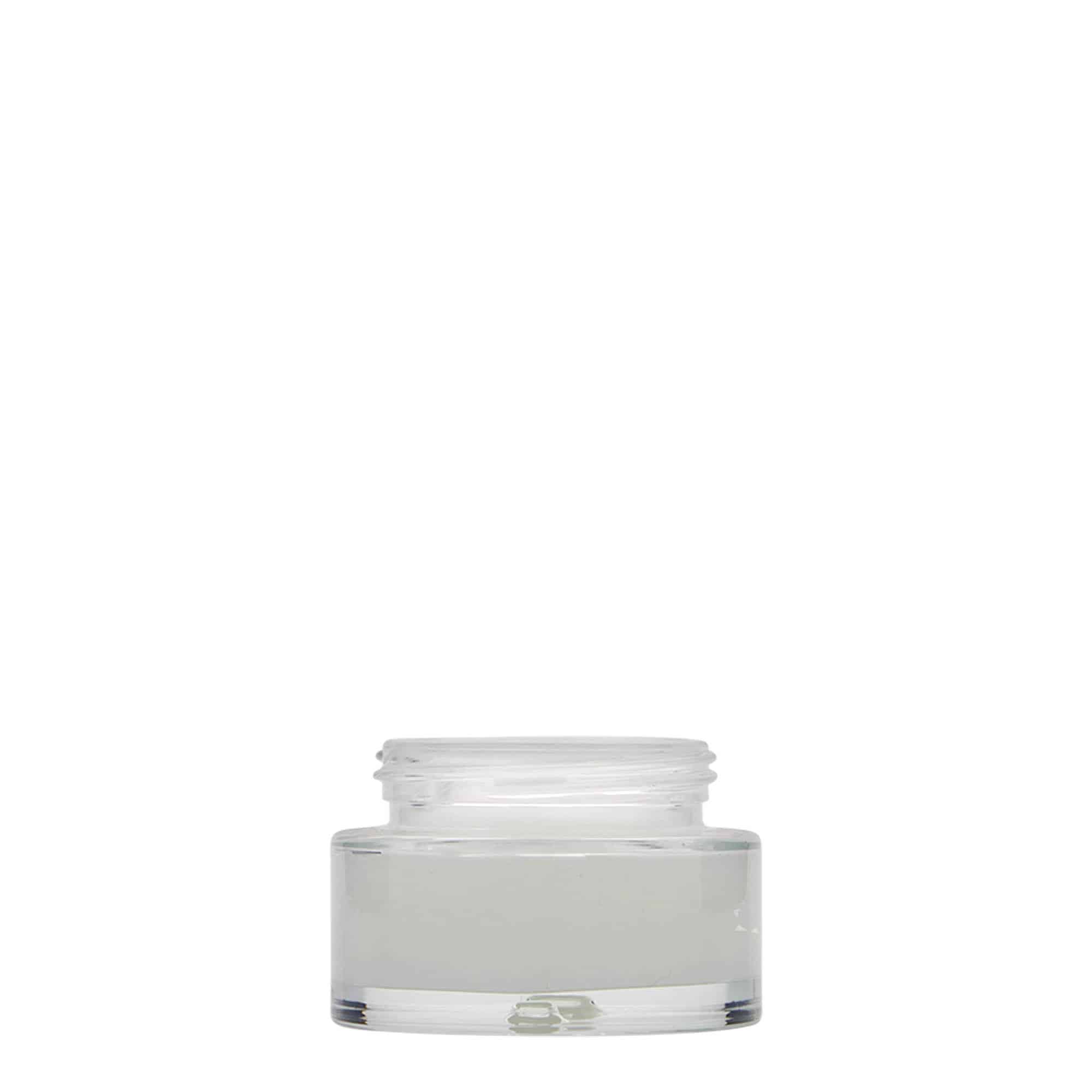 30 ml kosmeetikapurk 'Clear Edition', klaas, sulgur: keeratav kaas