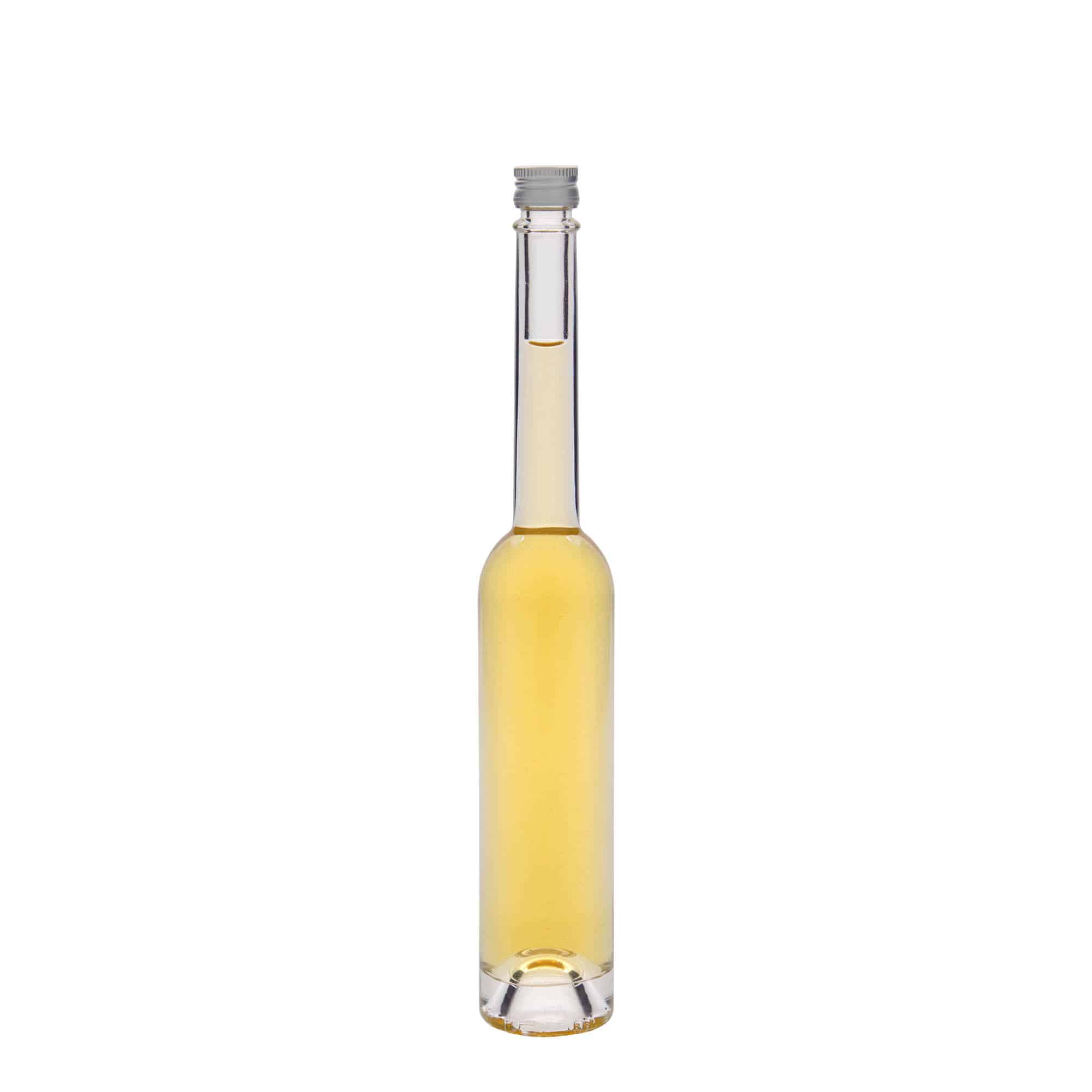 100 ml klaaspudel 'Platina', sulgur: PP 18