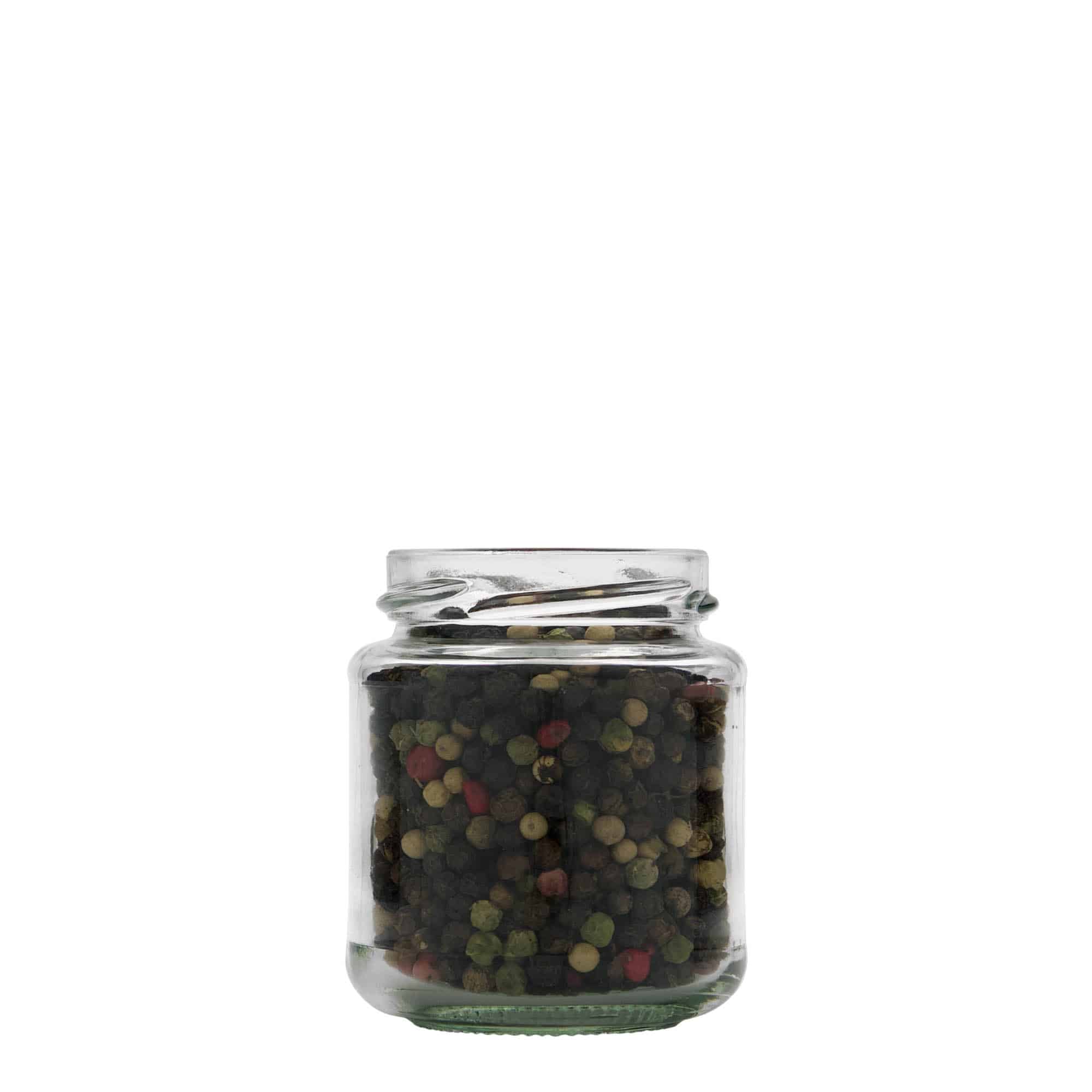 142 ml ümmargune purk, sulgur: twist-off (TO 53)