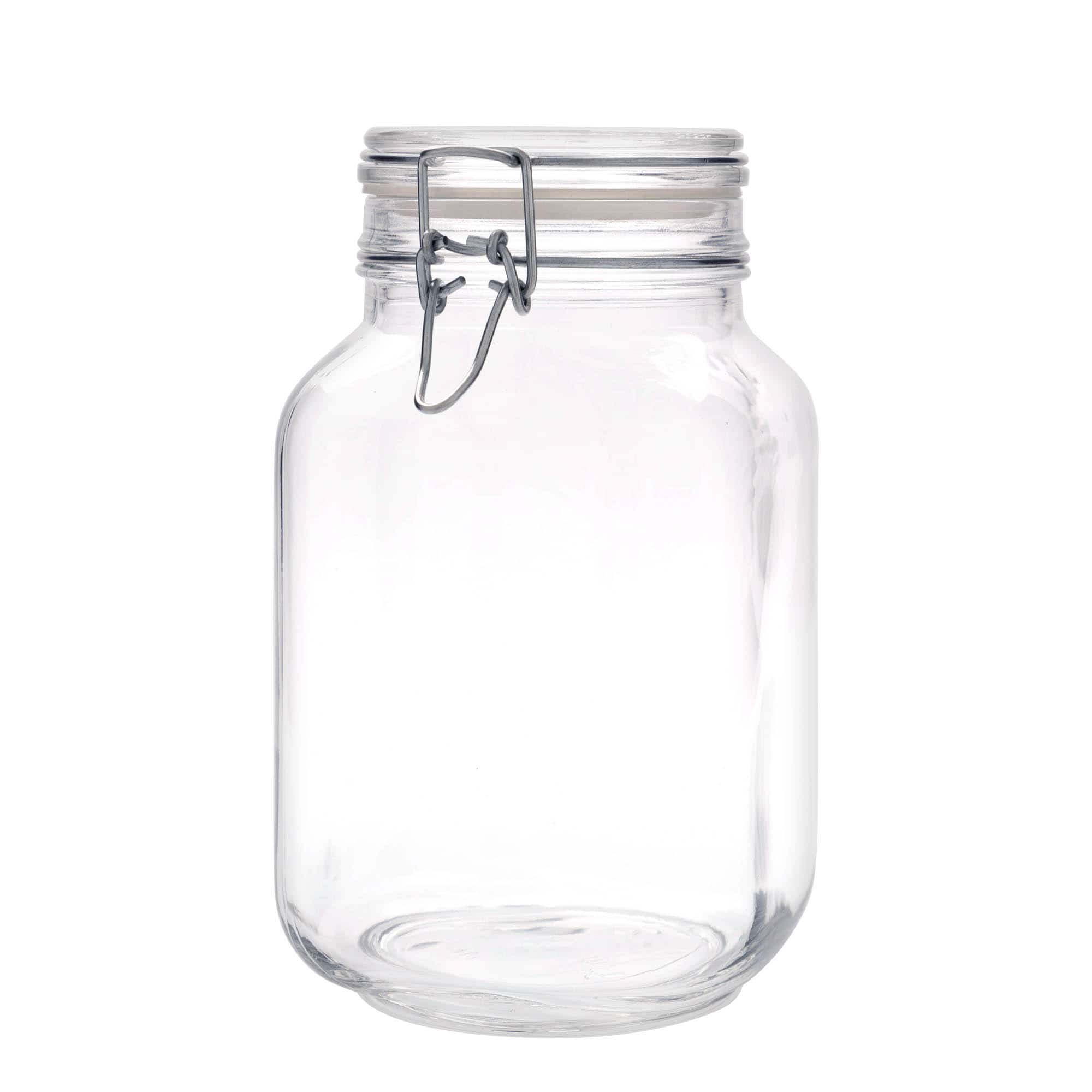 2000 ml traatkaanega purk 'Fido', ruudukujuline, sulgur: traatkaas