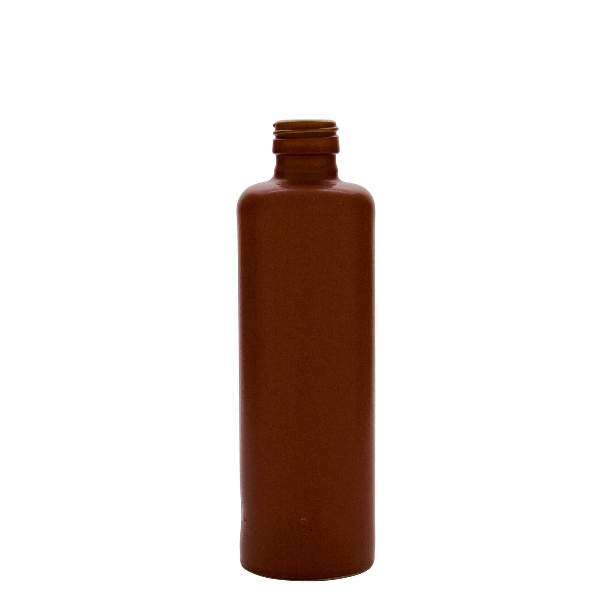 350 ml keraamiline pudel, kivikeraamika, punakaspruun, sulgur: PP 31,5