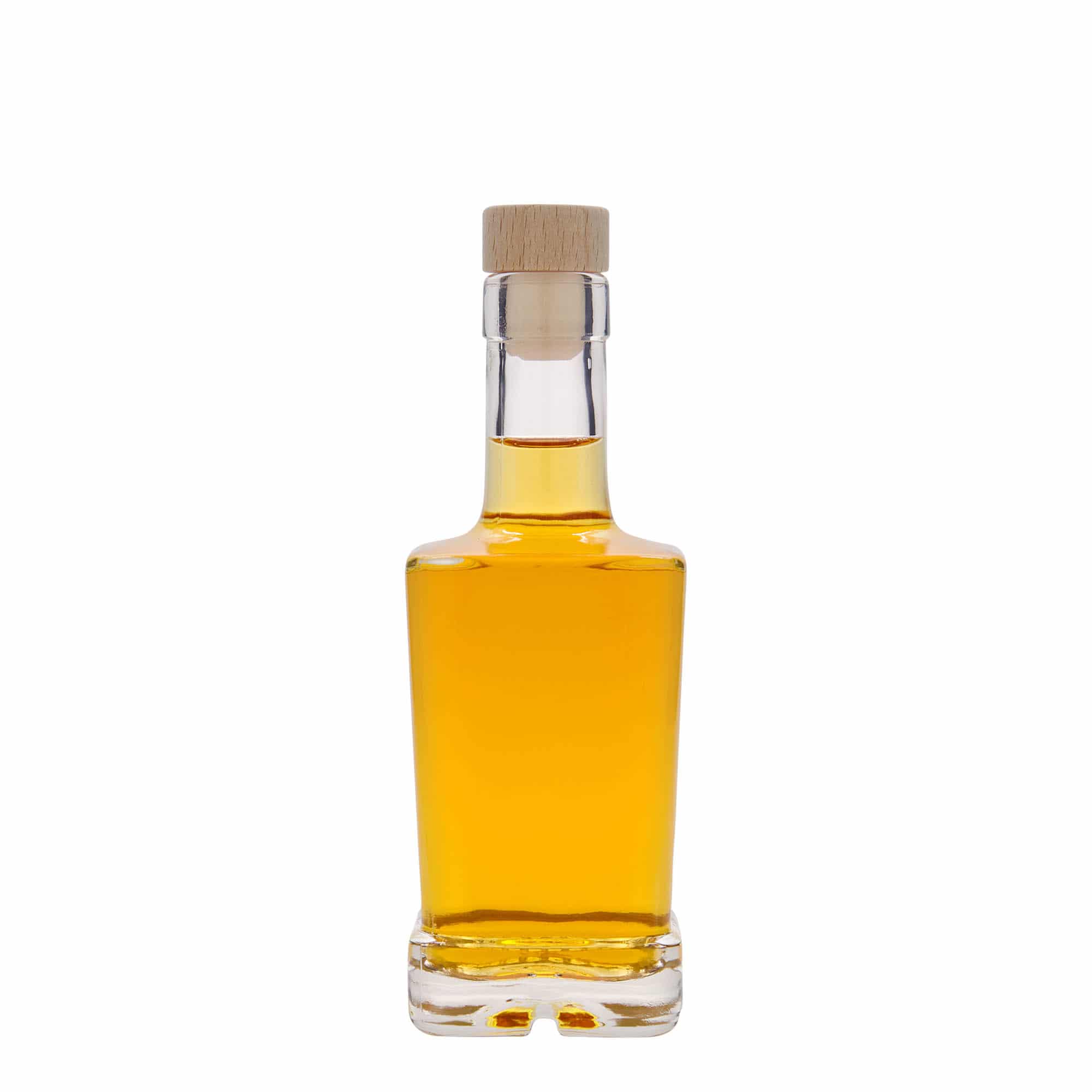 250 ml klaaspudel 'Rene', ruudukujuline, sulgur: kork