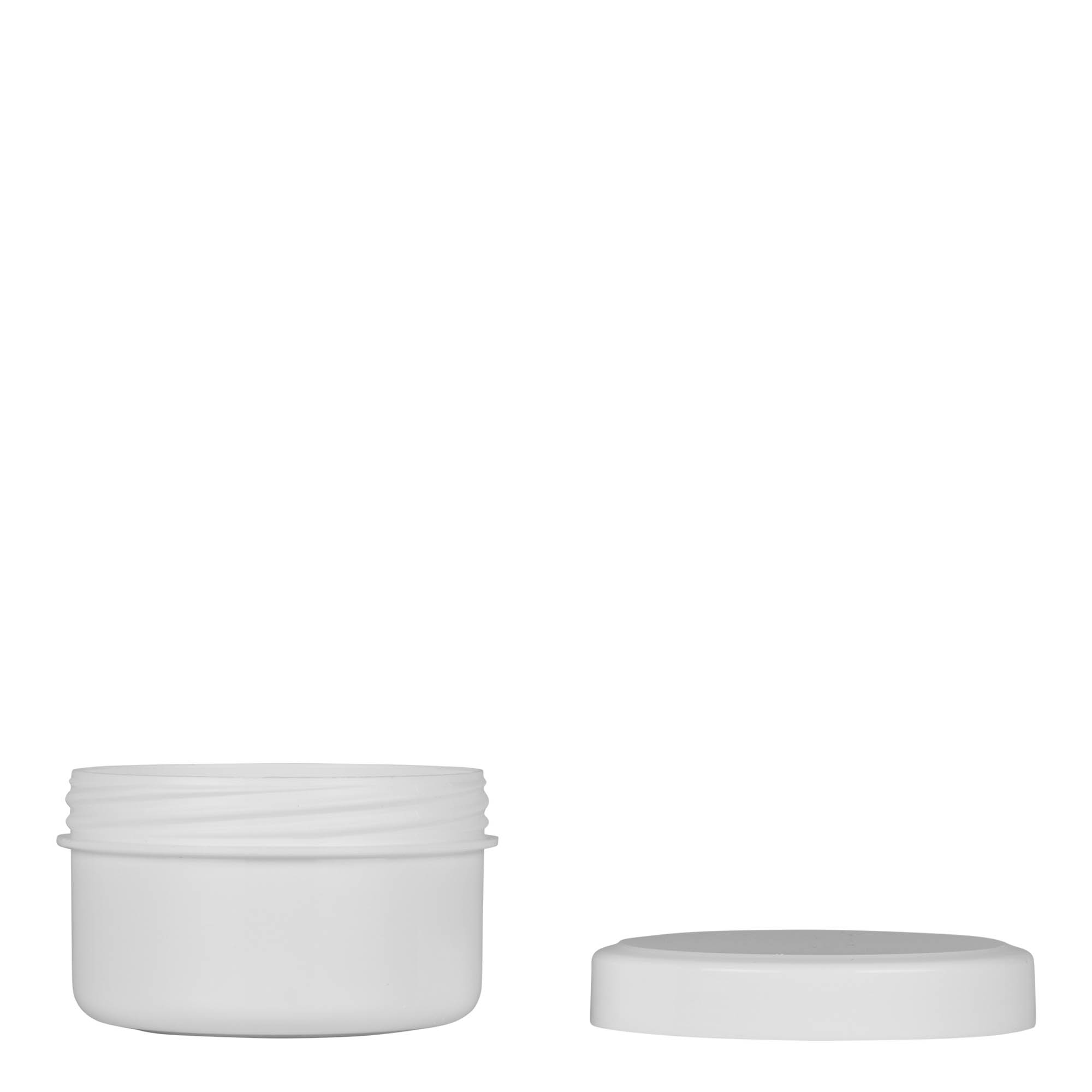 60 ml plasttops 'White Line', PP, valge, suu: kruvikork 60 ml plasttops 'White Line', PP, valge, suu: kruvikork
