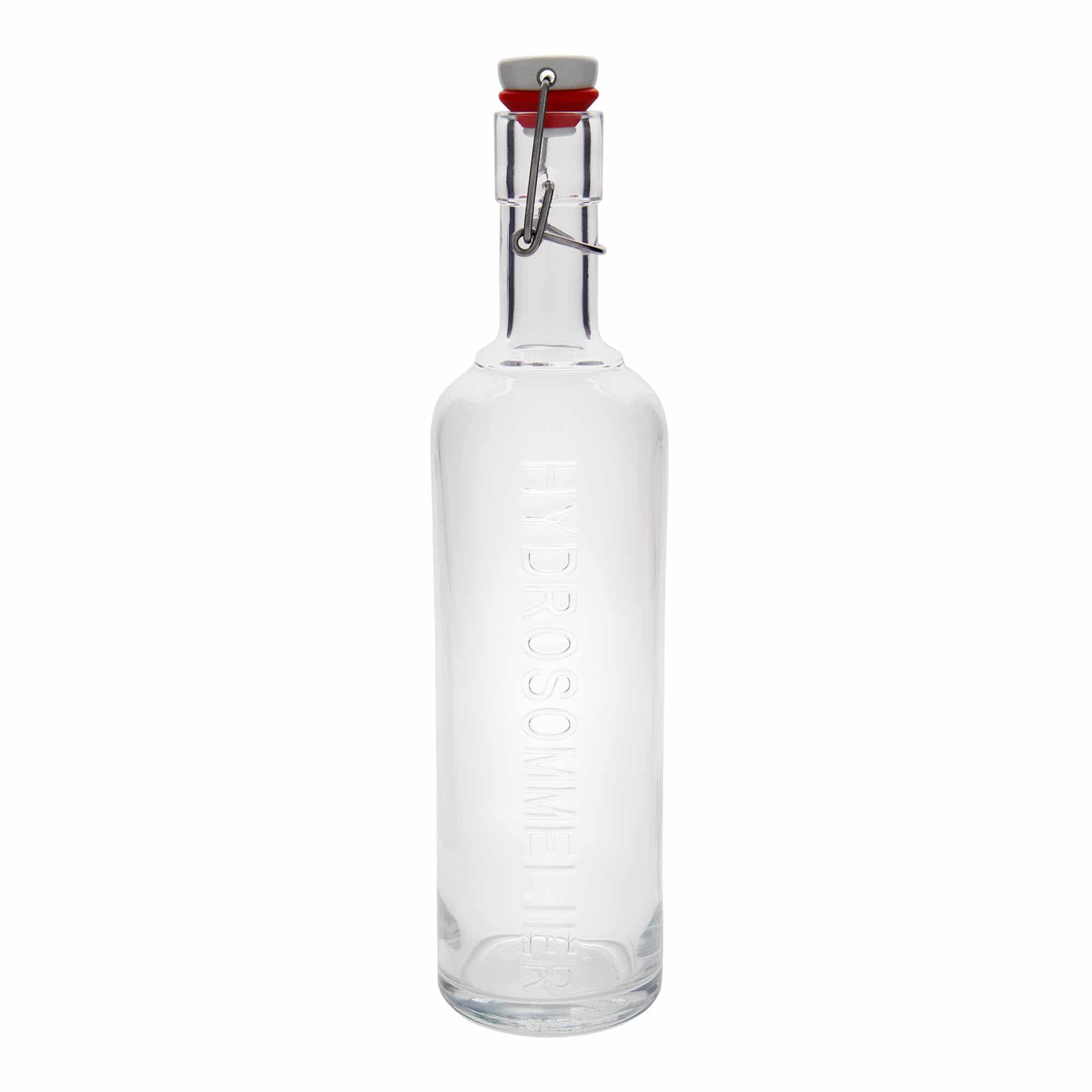 1000 ml klaaspudel 'Optima Hydrosommelier', sulgur: traatkork