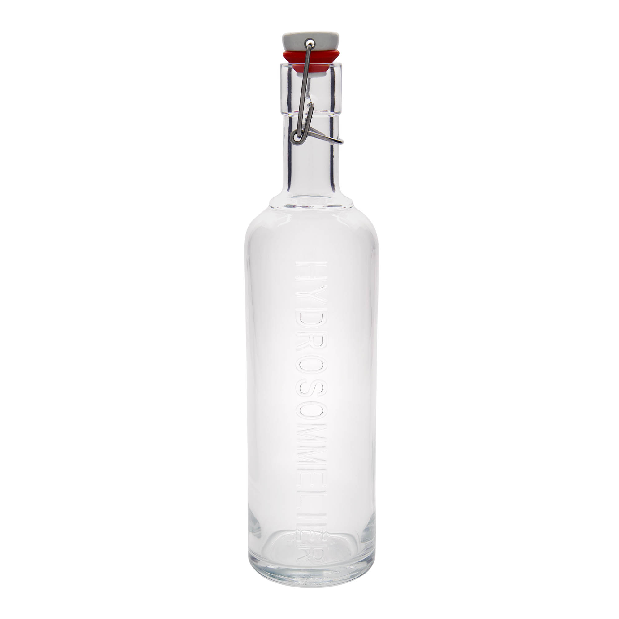 1.000 ml klaaspudel 'Optima Hydrosommelier', kael: sanglilukk