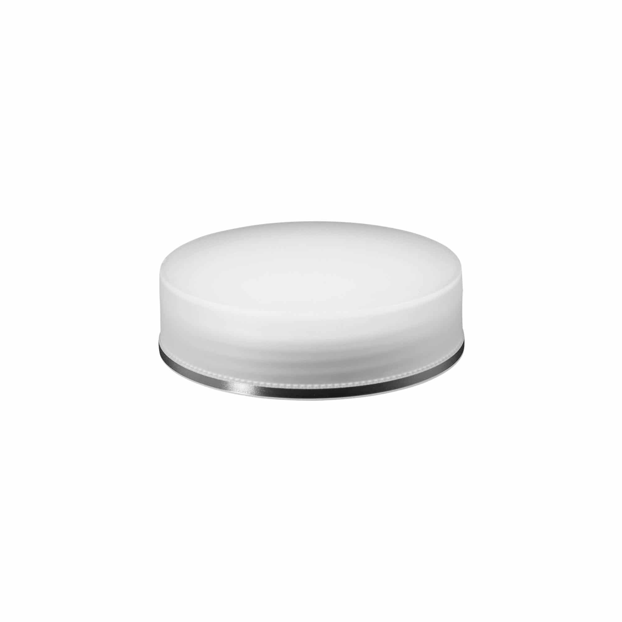 Kruvikork 'Clear/Platin Edition', PP-plast, valge, suuava jaoks: 70/2P