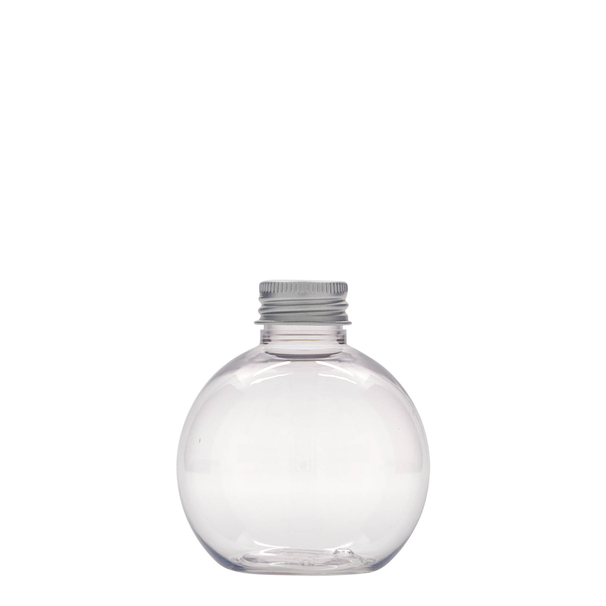 150 ml PET-pudel 'Perry', ümmargune, plastik, suuava: 24/410