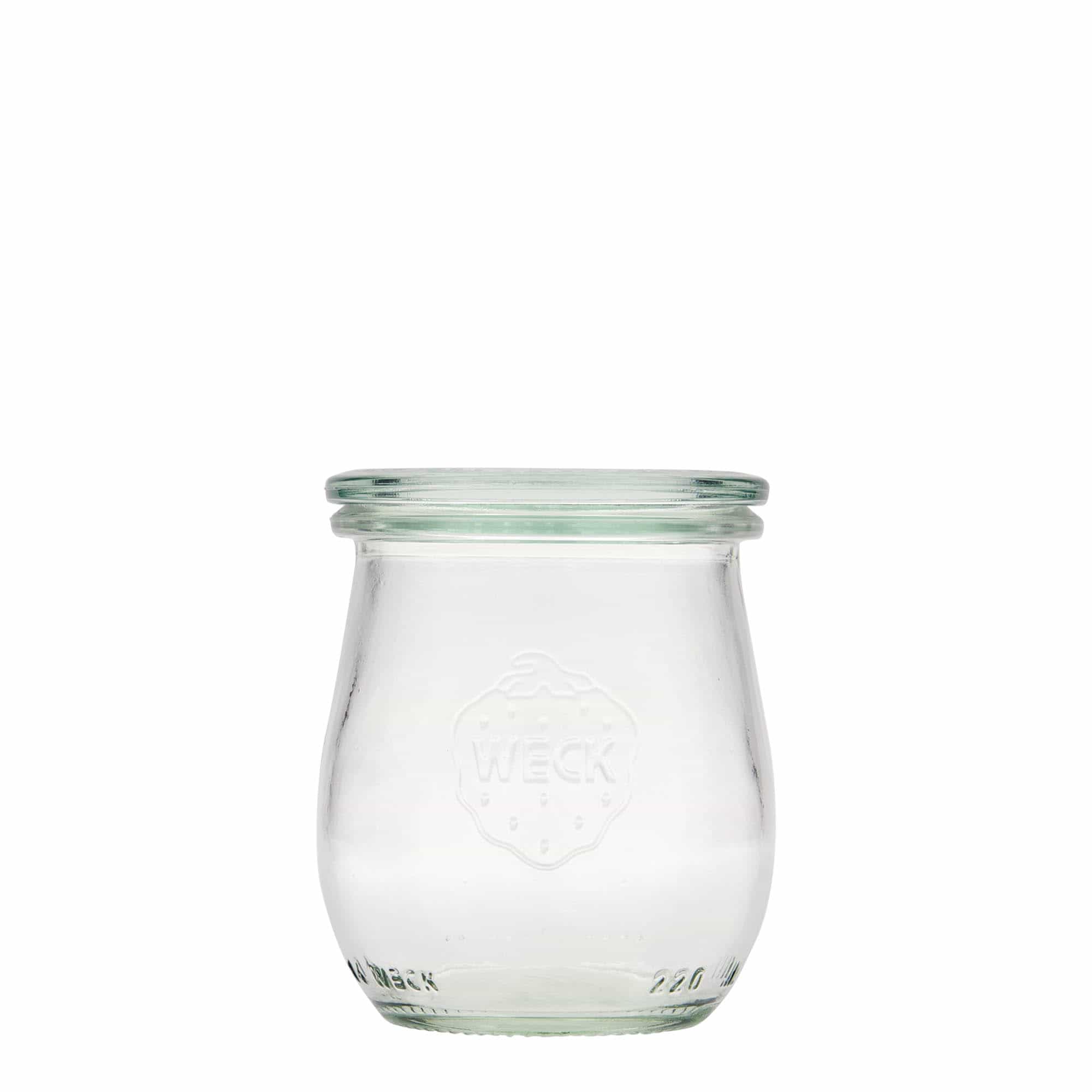 220 ml WECK-tulbipurk, suu: ümaräär 220 ml WECK-tulbipurk, suu: ümaräär