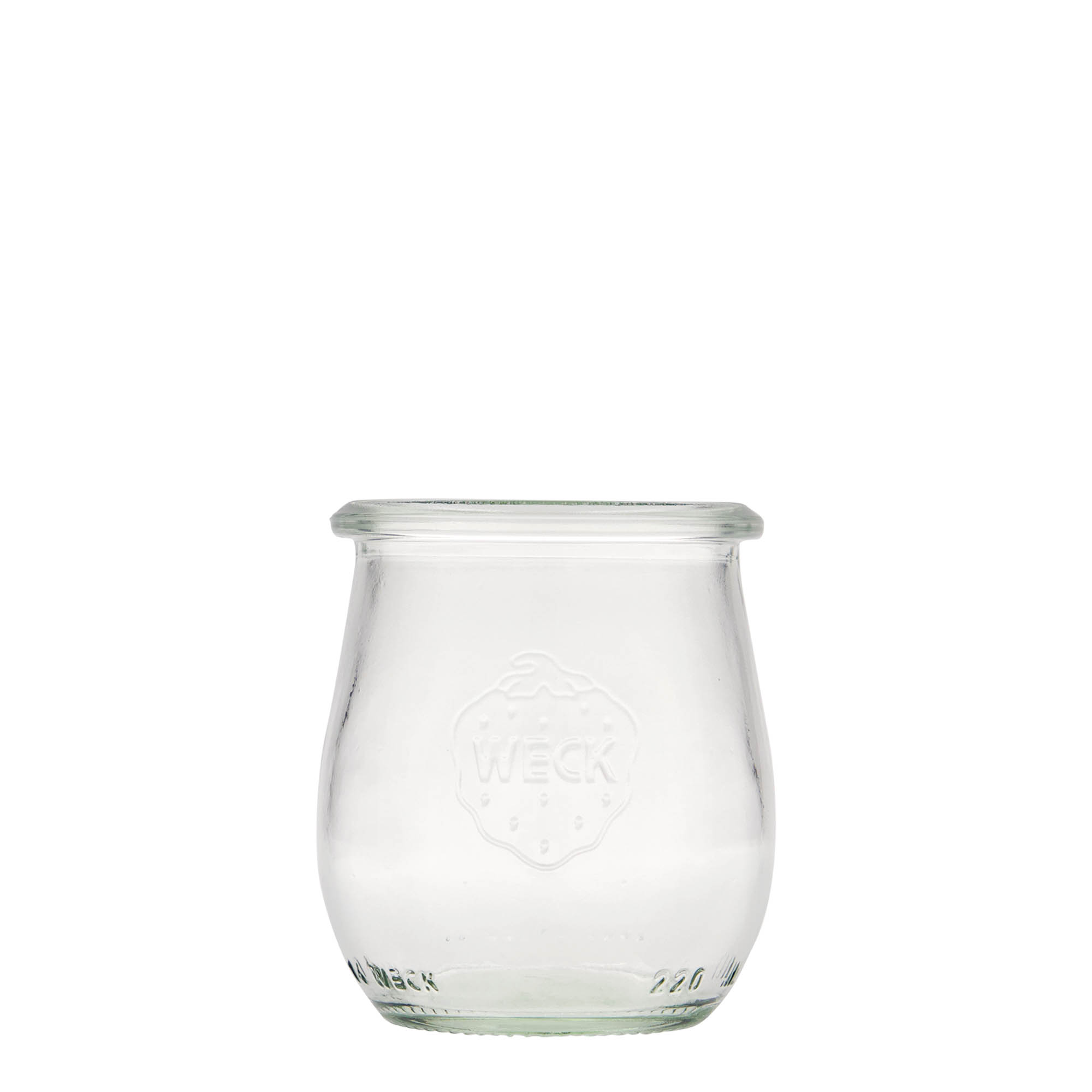 220 ml WECK-tulbipurk, suu: ümaräär 220 ml WECK-tulbipurk, suu: ümaräär