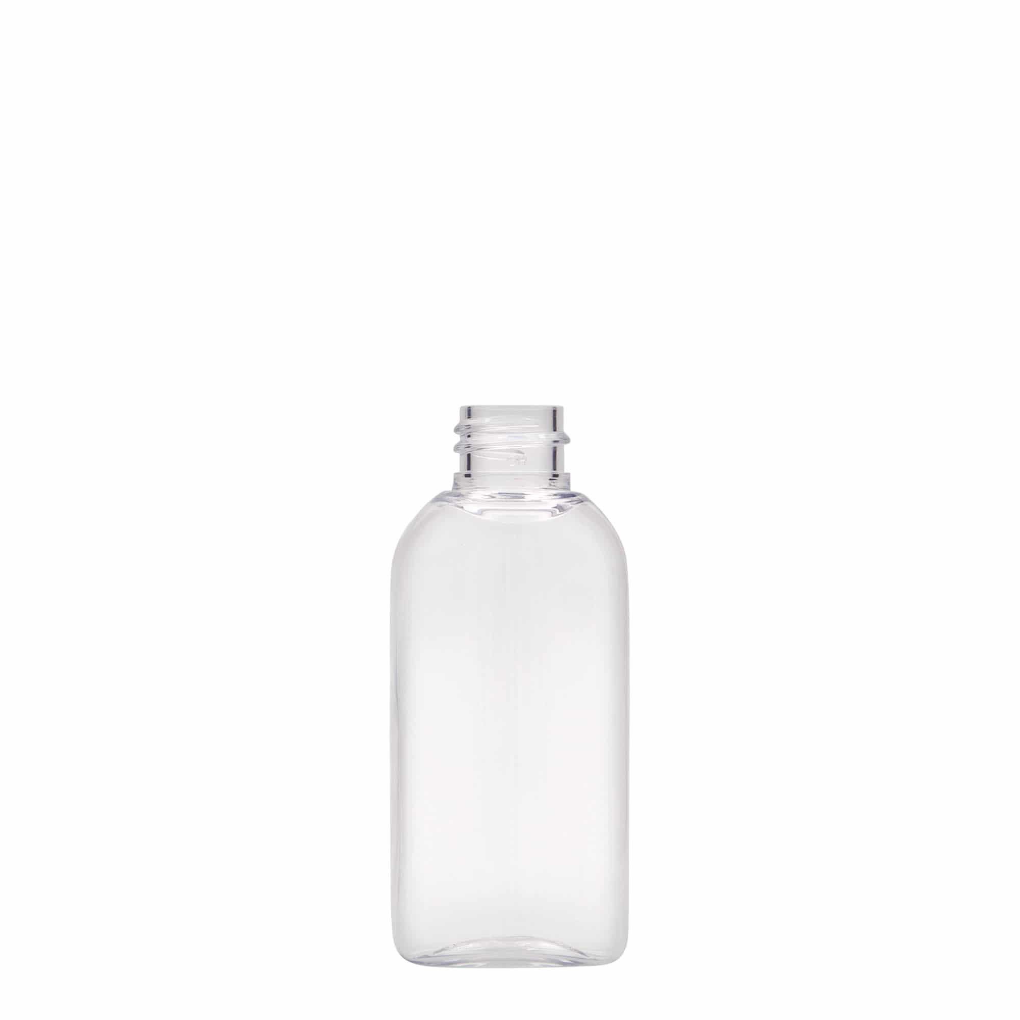 50 ml PET-pudel 'Iris', ovaalne, plastik, kael: 20/410
