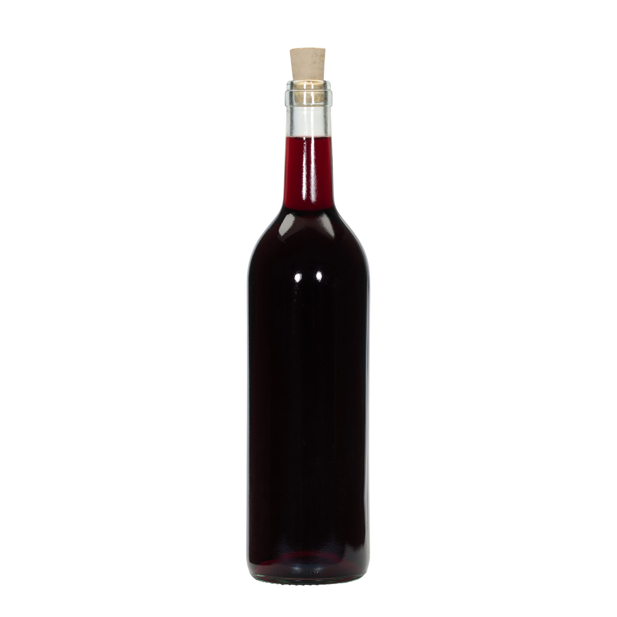 750 ml klaaspudel „Bordeaux Tradition“, avale: kork