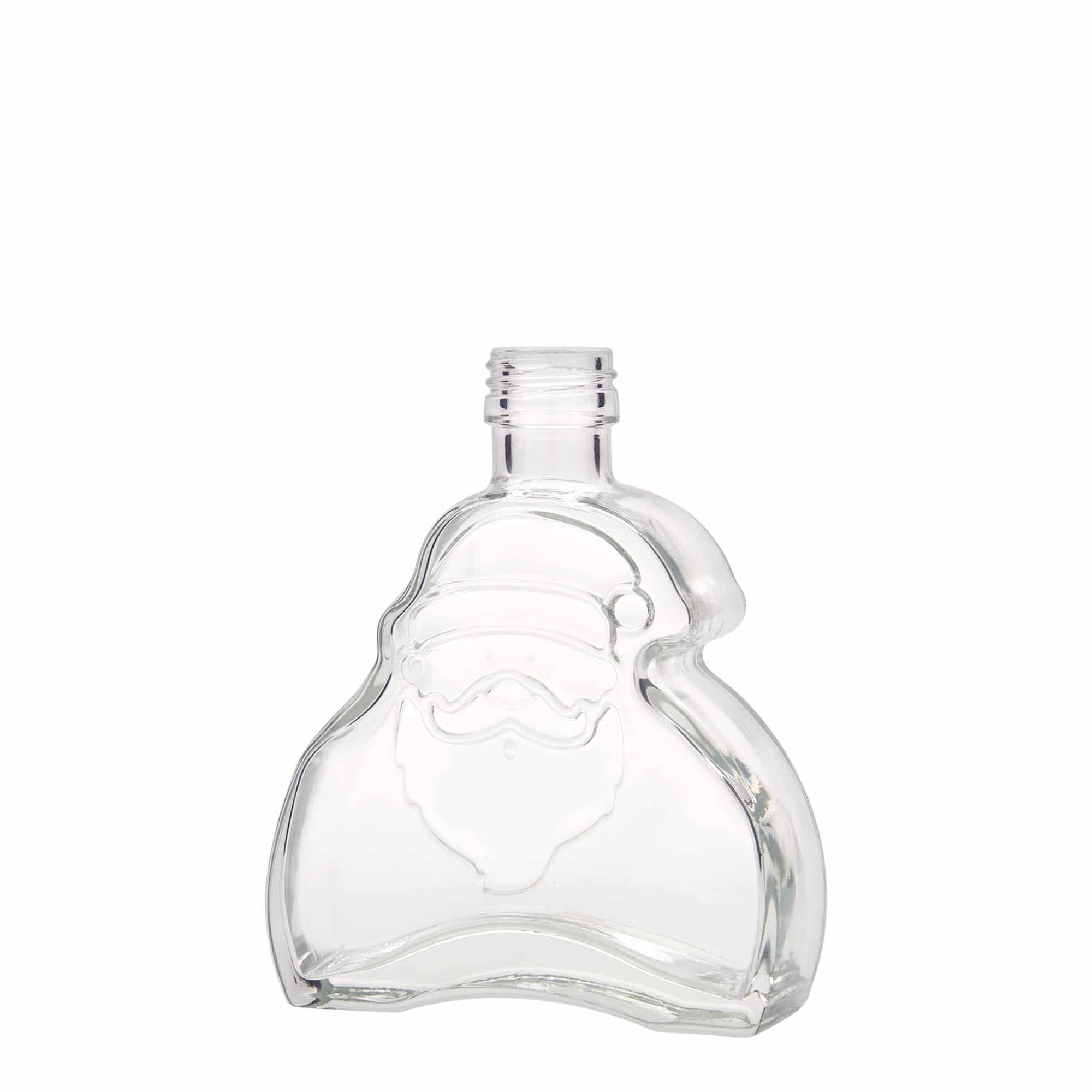 200 ml klaaspudel 'Jõuluvana', sulgur: PP 28