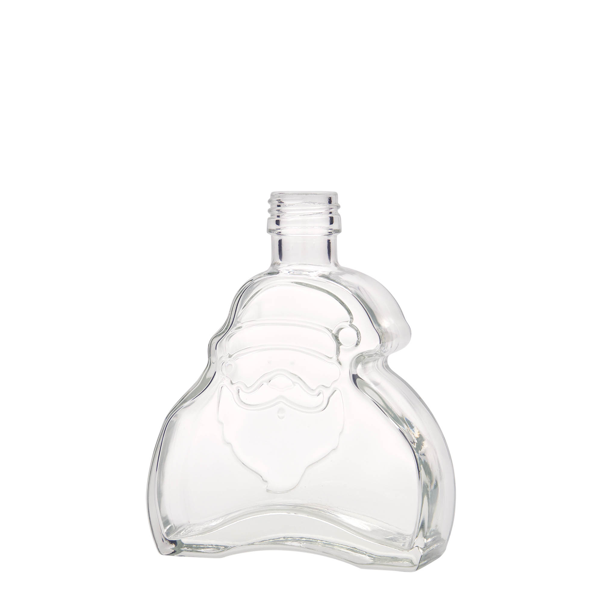 200 ml klaaspudel 'Jõuluvana', suuava: PP 28