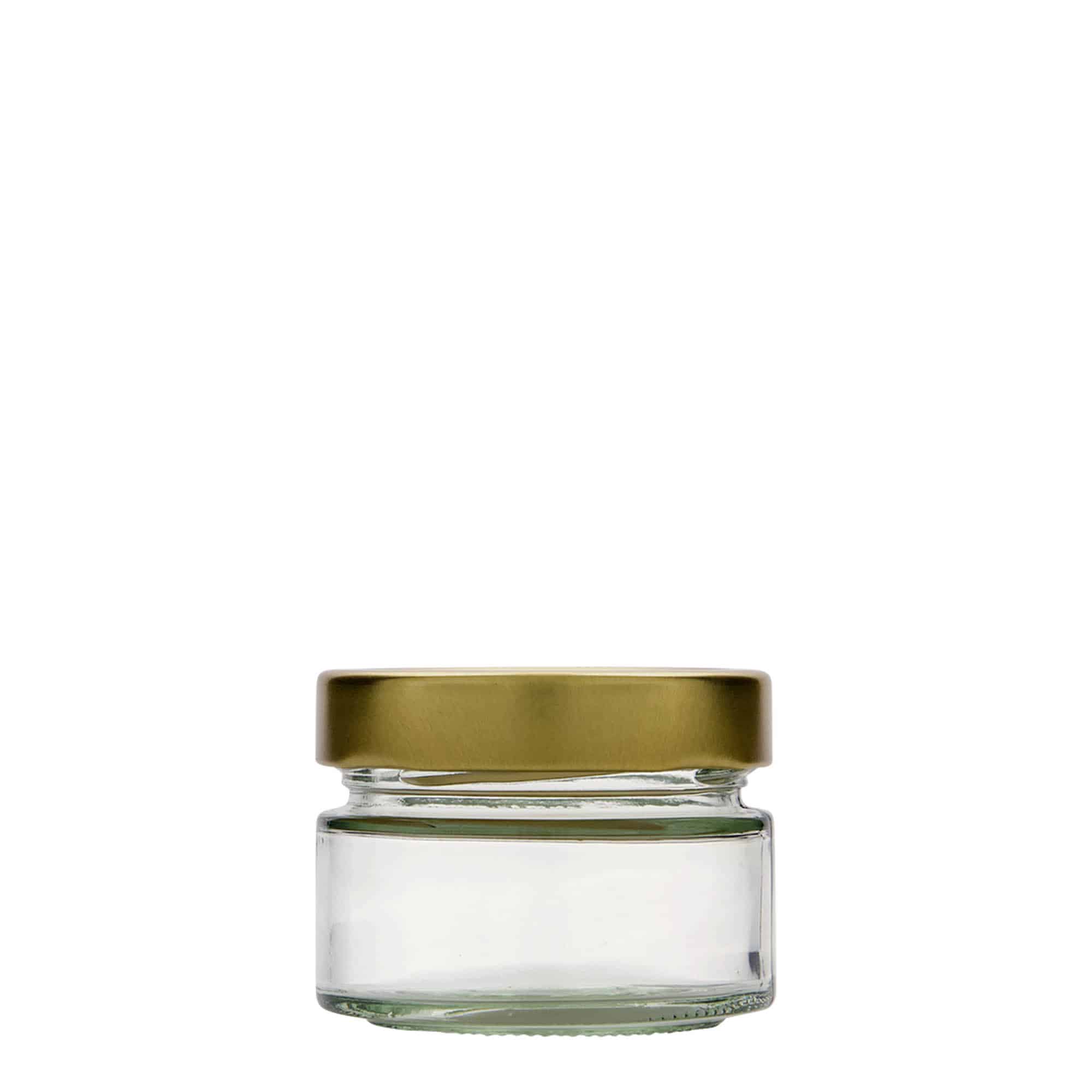 130 ml ümmargune purk 'Aurora', sulgur: deep-twist-off (DTO 66)