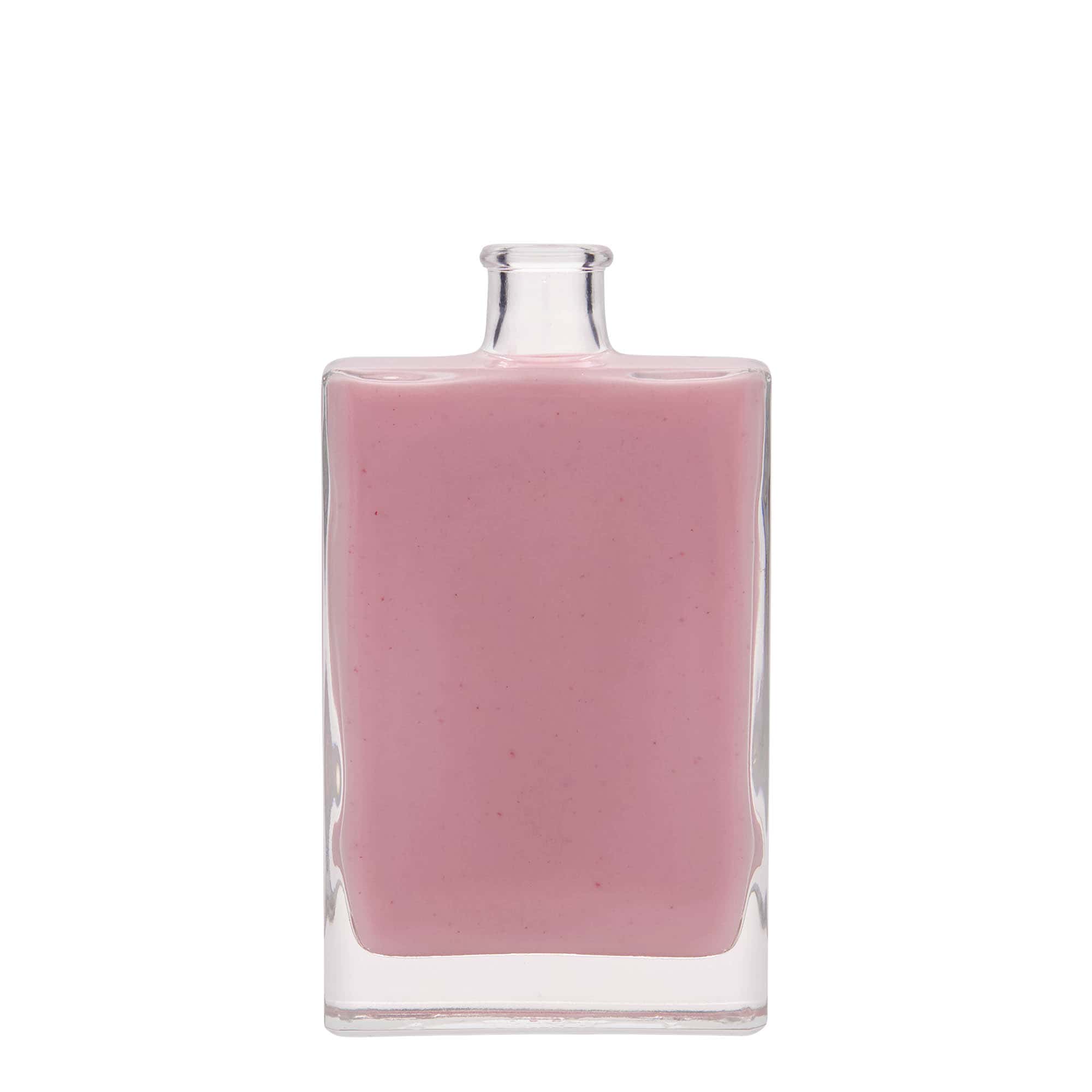350 ml klaaspudel 'Julia', ristkülikukujuline, sulgur: kork