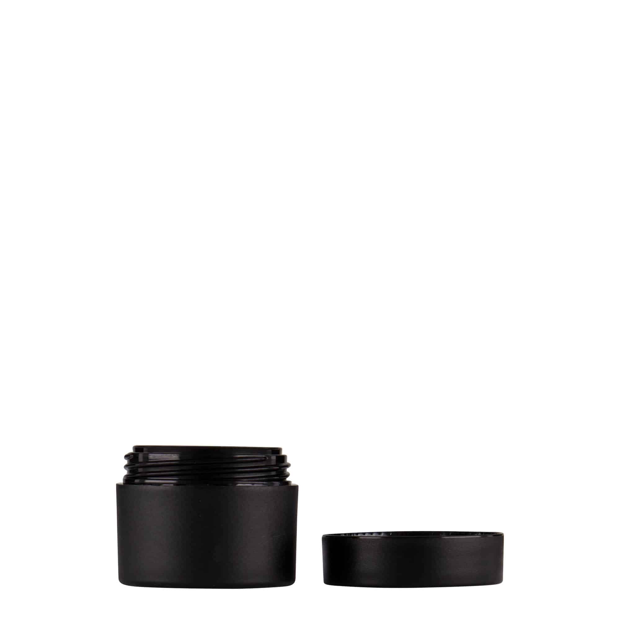 5 ml plasttoos 'Antonella', PP, must, sulgur: keeratav kaas