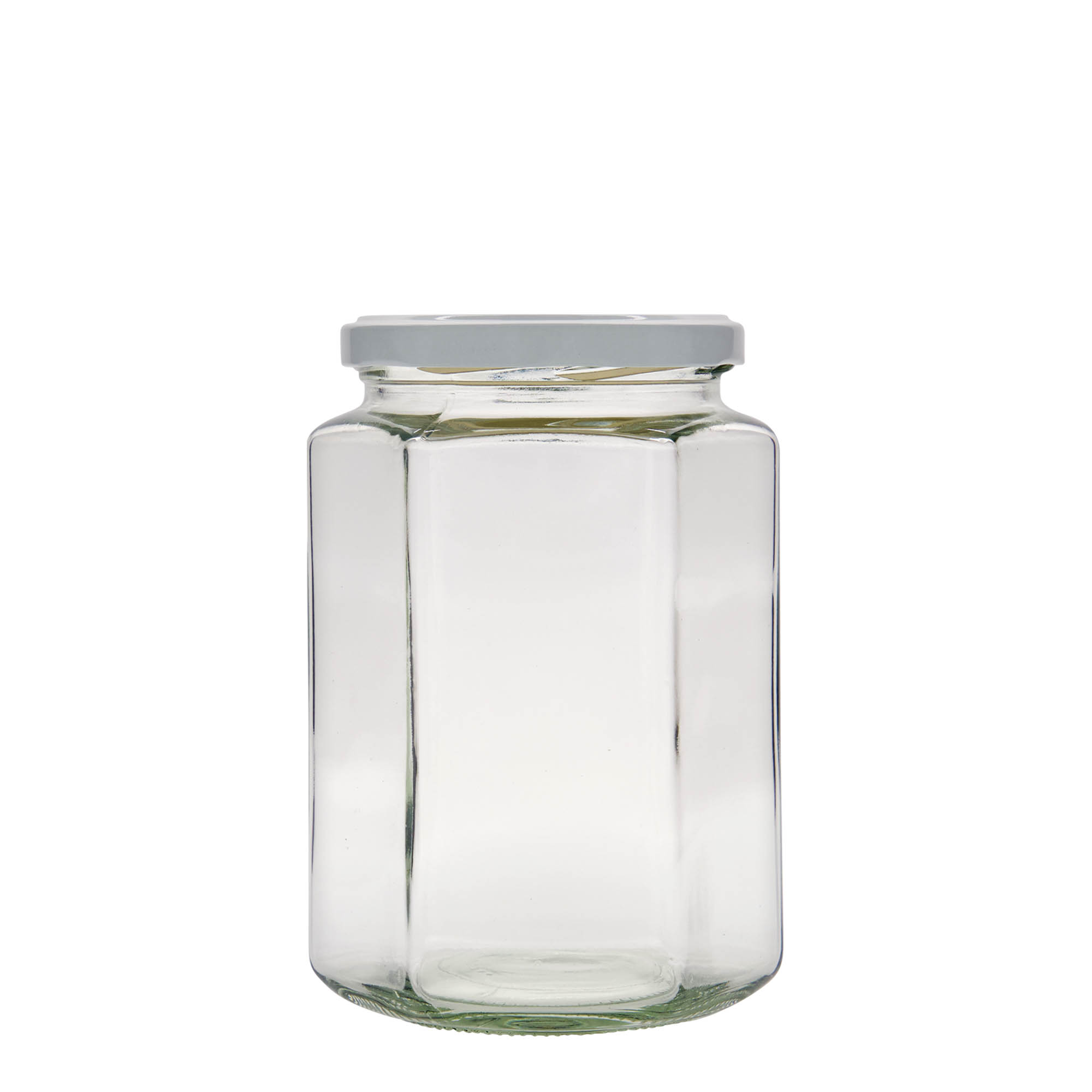 770 ml kuusnurkne klaaspurk, ava: Twist-Off (TO 82)