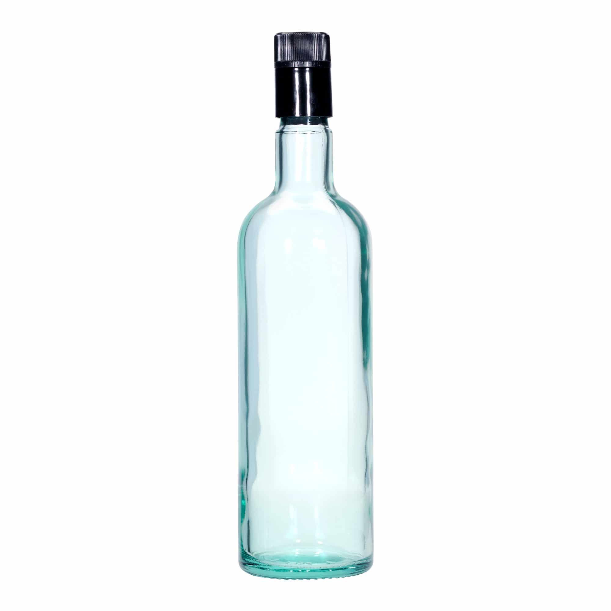 750 ml äädika/õlipudel 'Willy New', klaas, heleroheline, sulgur: DOP