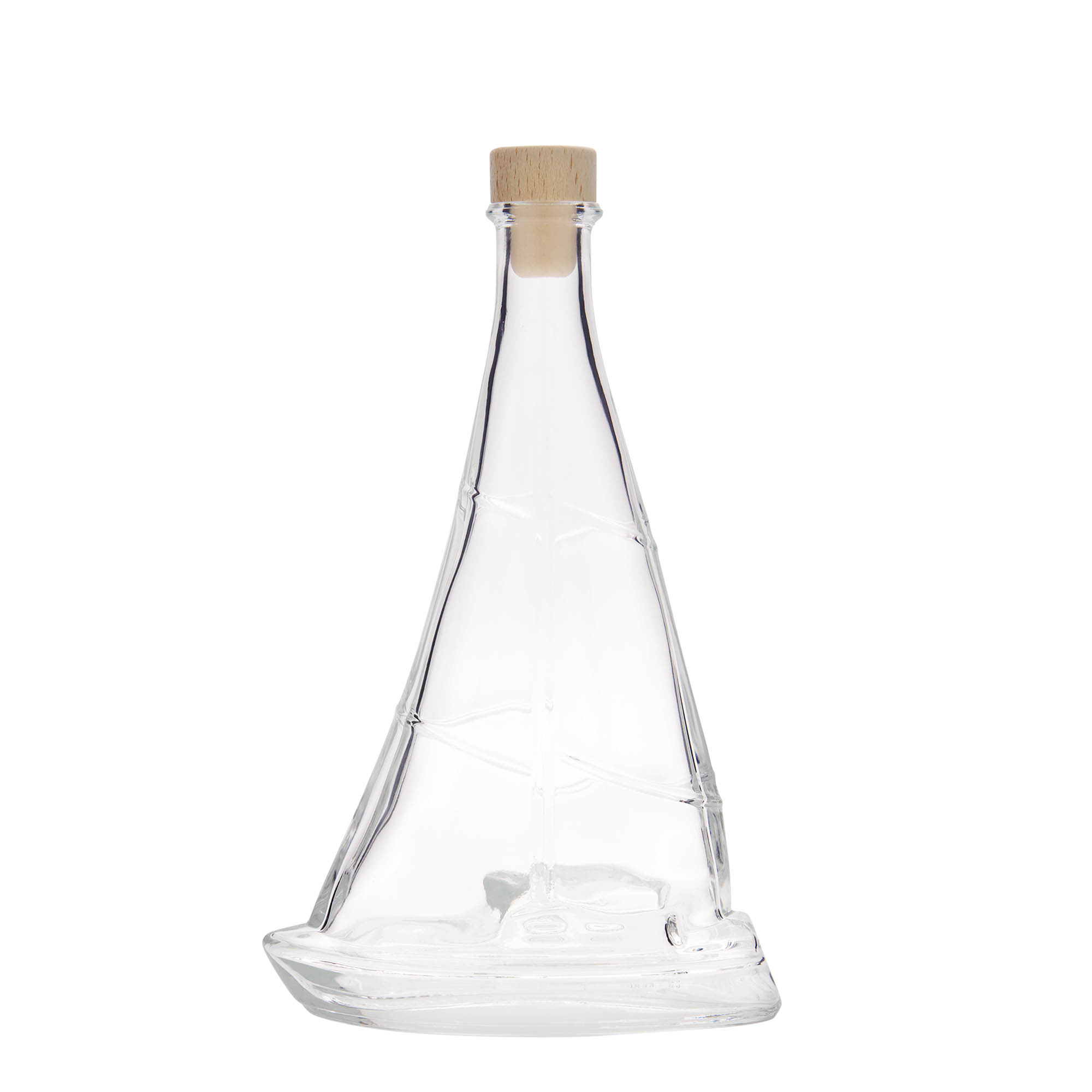 350 ml klaaspudel 'Purjekas', ava: kork