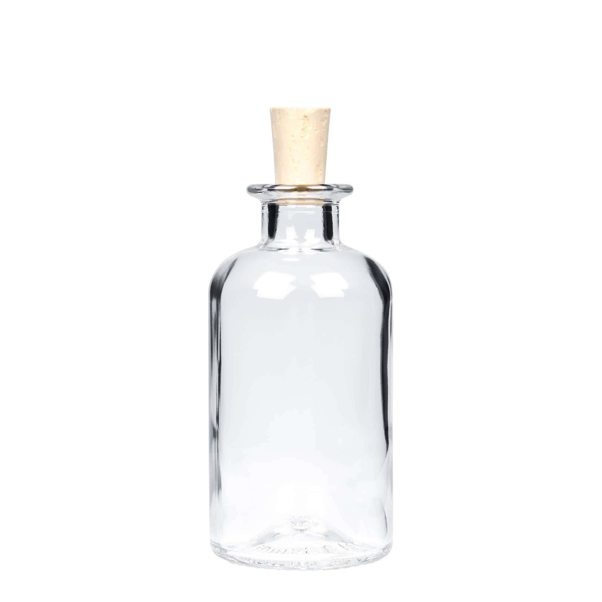 250 ml apteegri klaaspudel, suuava: kork