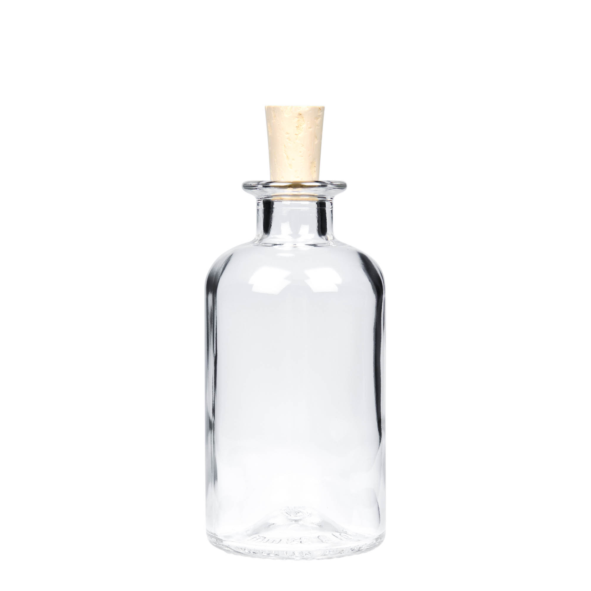 250 ml apteegri klaaspudel, avale: kork