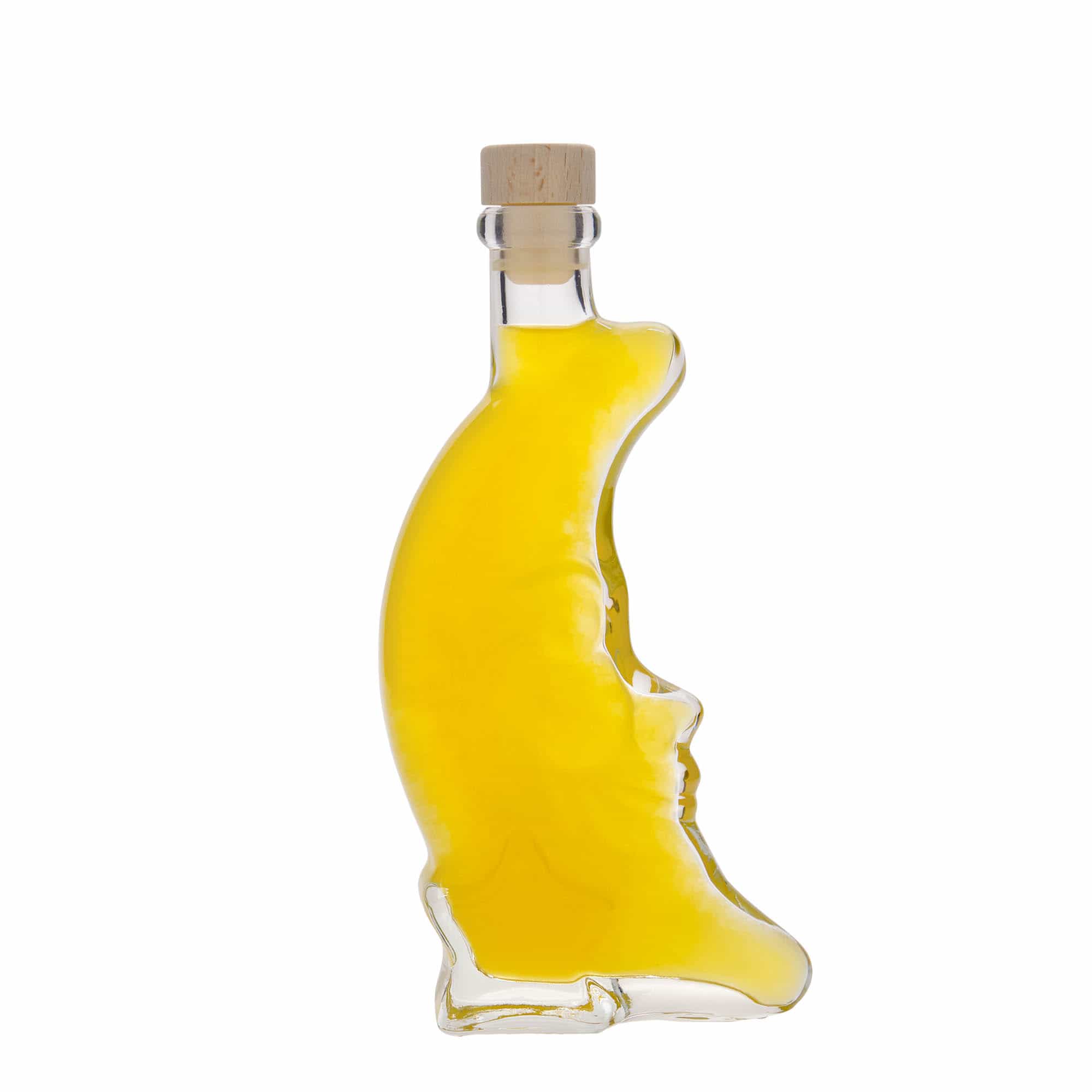 200 ml klaaspudel 'Kuu', sulgur: kork