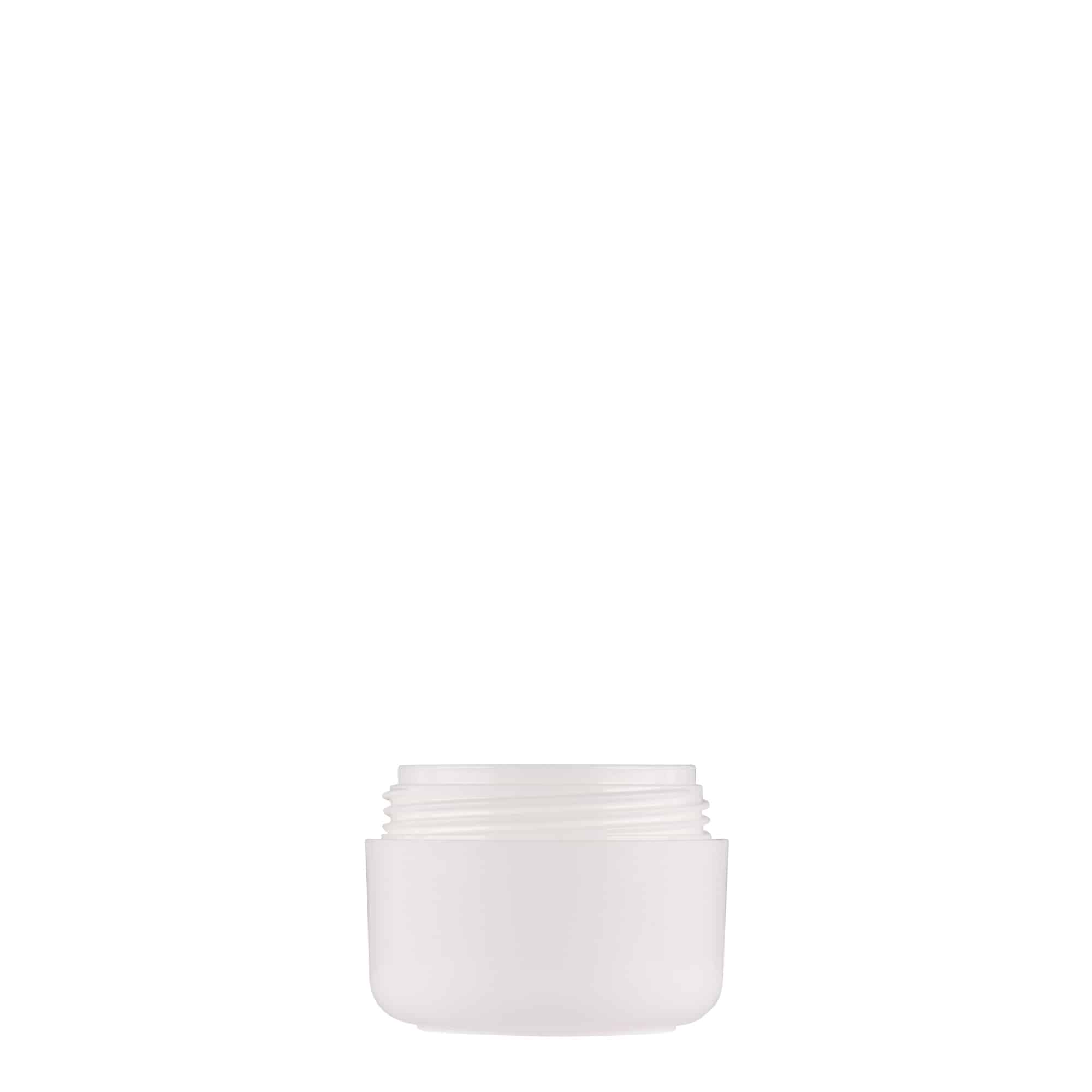15 ml plasttoos 'Bianca', PP, valge, sulgur: keeratav kaas