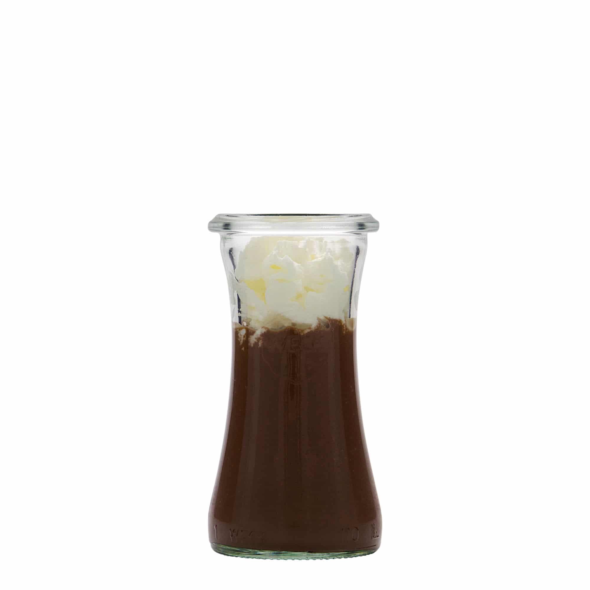 110 ml WECKi delikatessipurk, sulgur: ümar serv