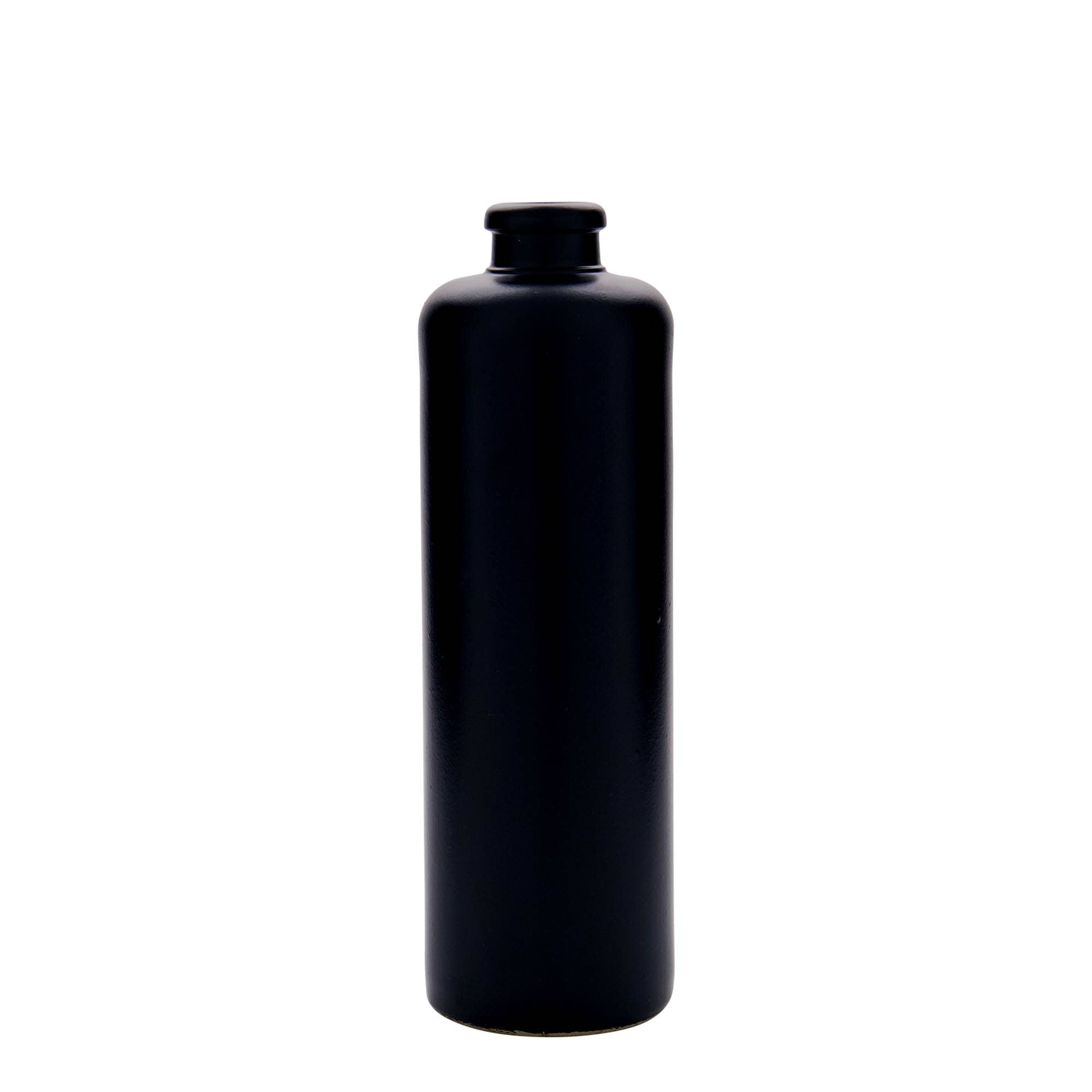 500 ml keraamiline pudel, kivikeraamika, must, sulgur: kork 500 ml keraamiline pudel, kivikeraamika, must, sulgur: kork