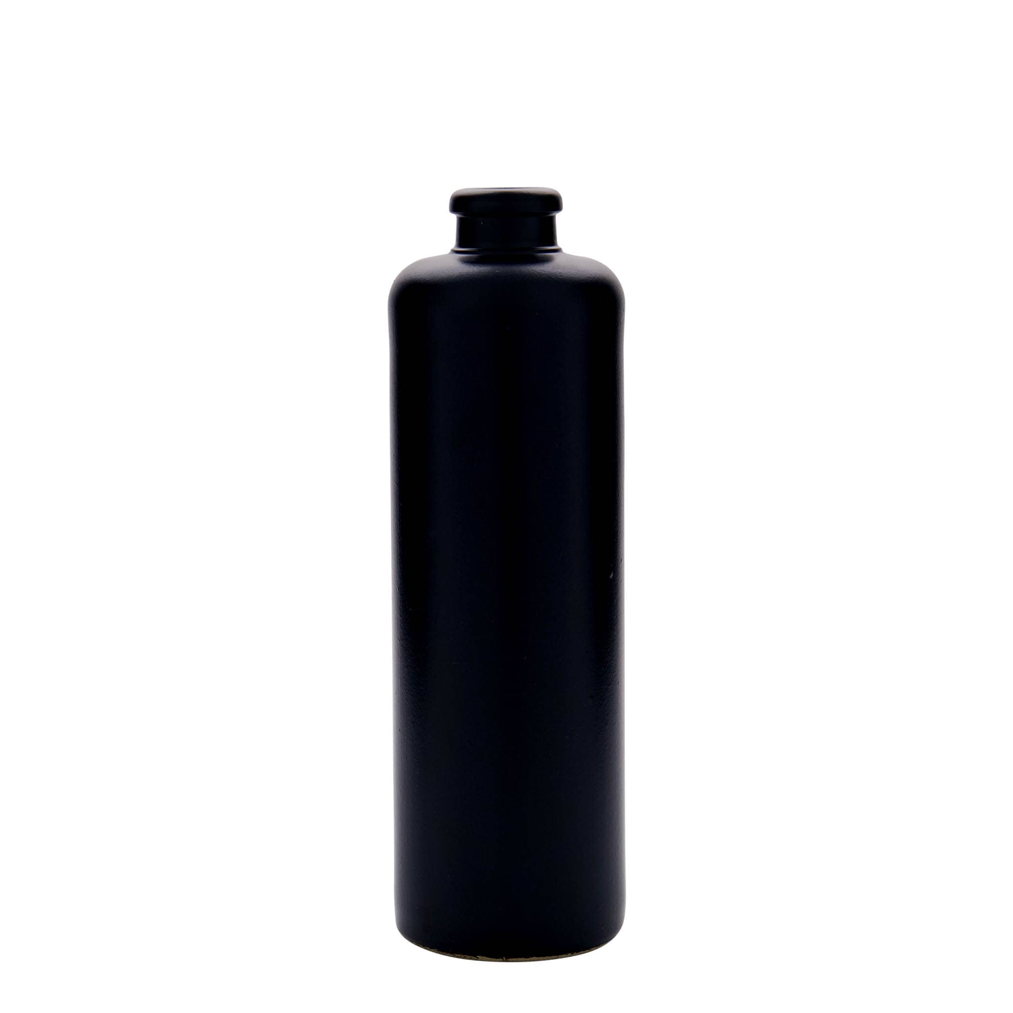 500 ml savikann, keraamiline, must, avale: kork