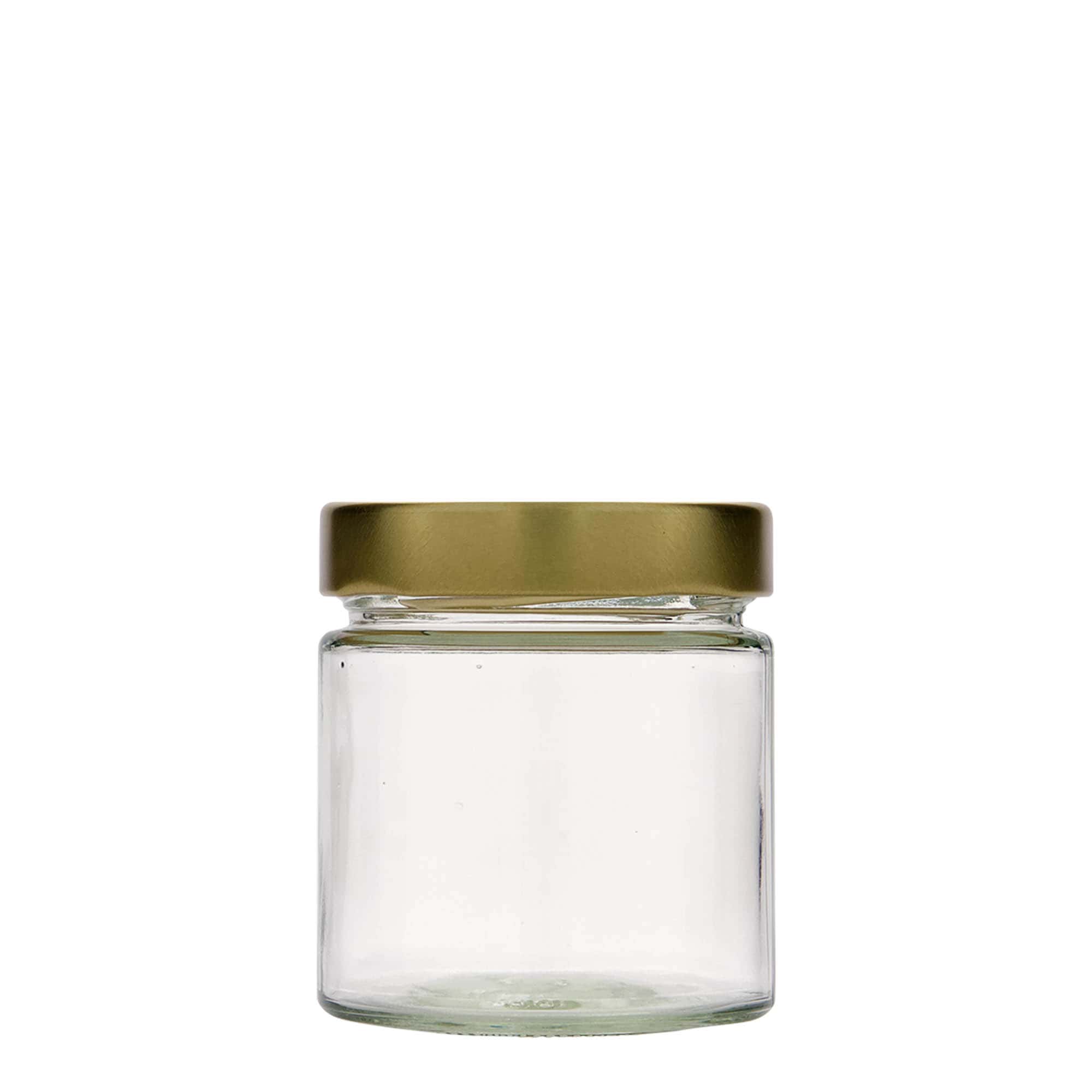 220 ml ümmargune klaaspurk 'Aurora', suuava: Deep-Twist-Off (DTO 66)