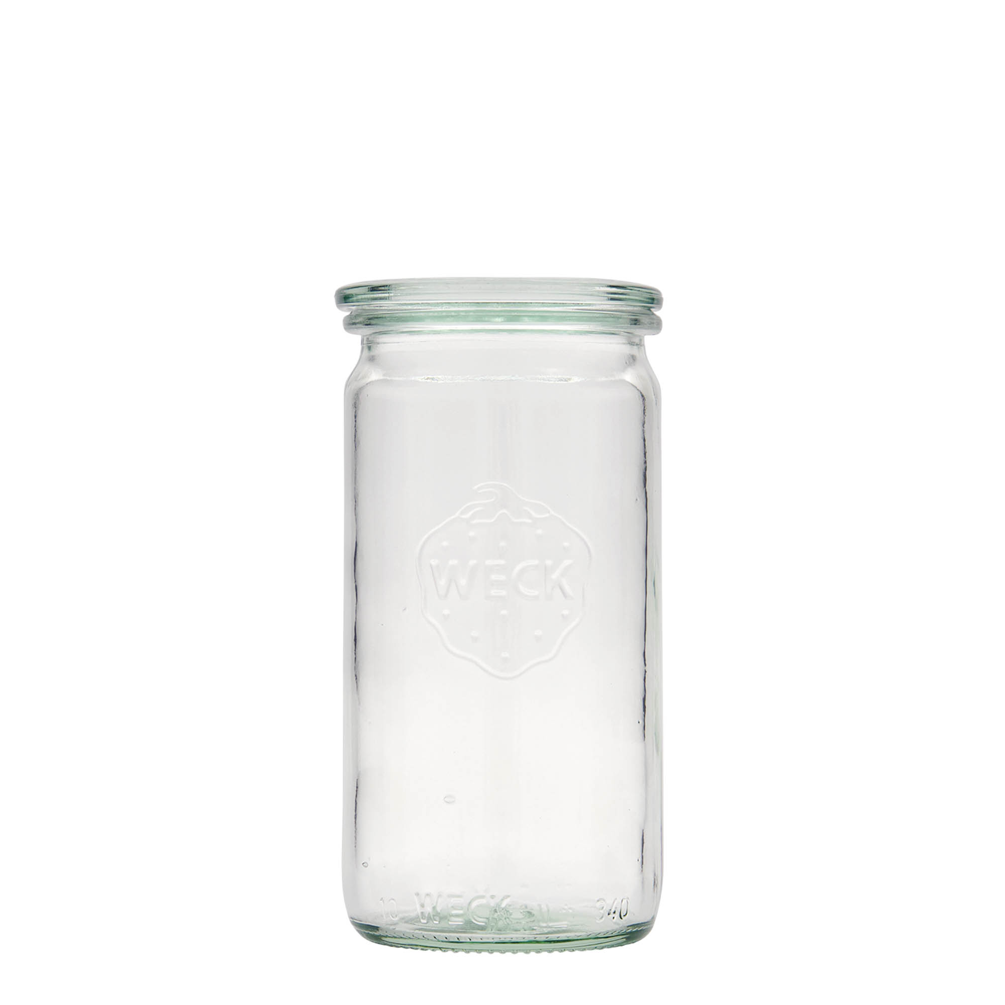 340 ml WECK-silindriklaas, suu: ümar serv 340 ml WECK-silindriklaas, suu: ümar serv