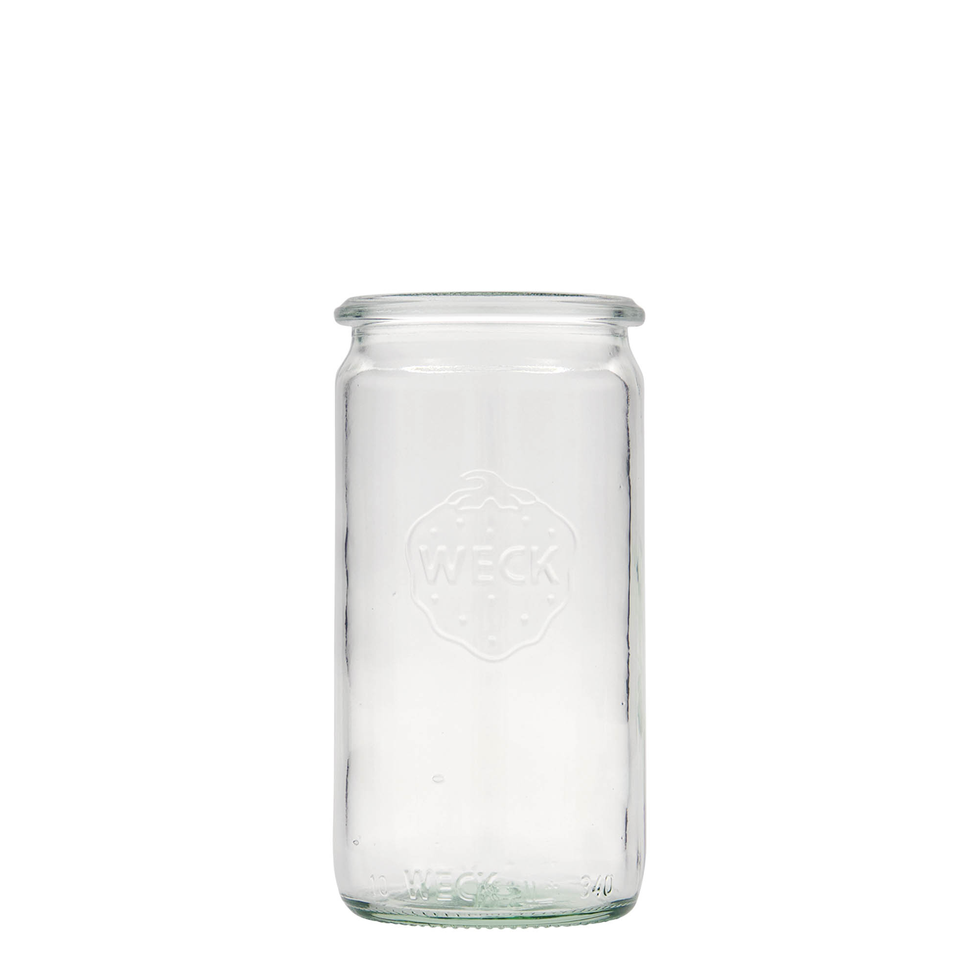 340 ml WECK-silindriklaas, suu: ümar serv 340 ml WECK-silindriklaas, suu: ümar serv