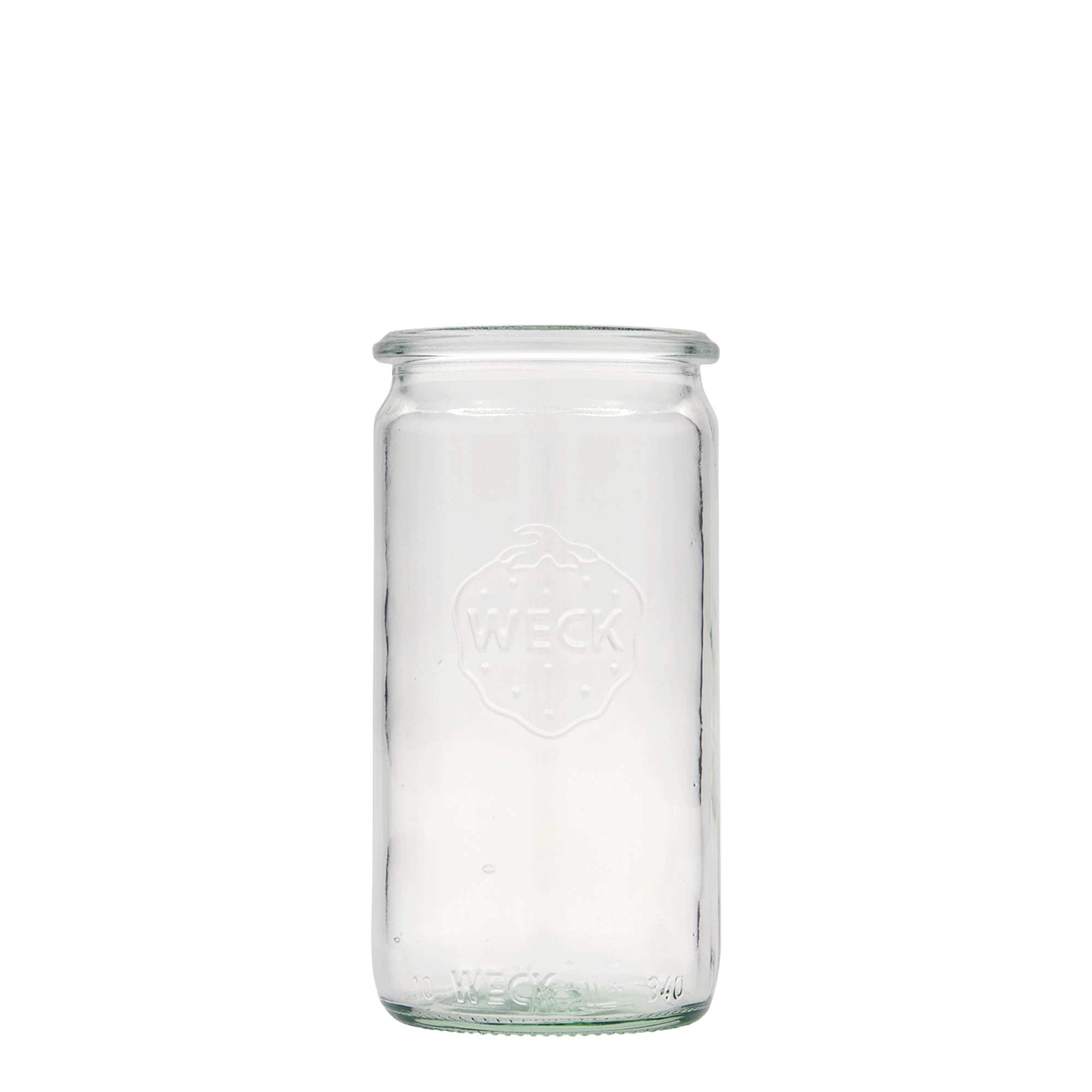 340 ml WECK-silindriklaas, suu: ümar serv