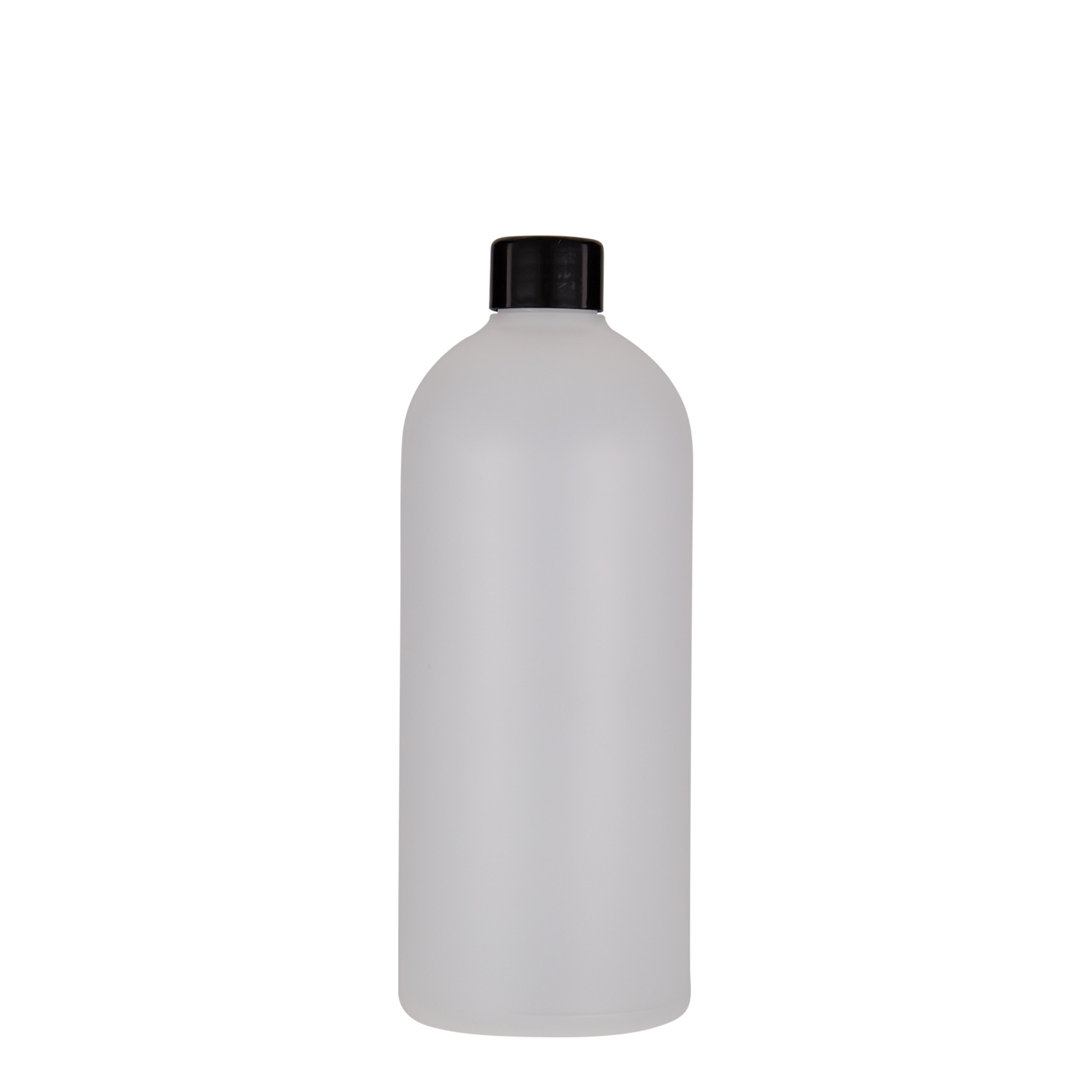500 ml plastpudel 'Tuffy', HDPE, naturaalne, avaus: 24/410
