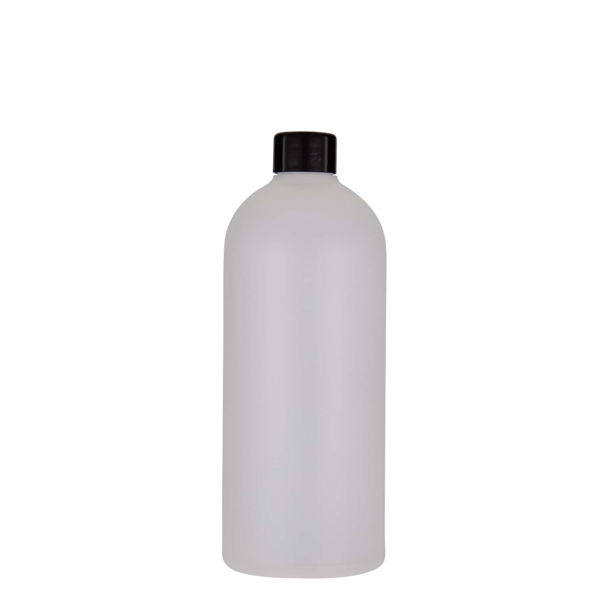 500 ml plastpudel 'Tuffy', HDPE, naturaalne, avaus: 24/410