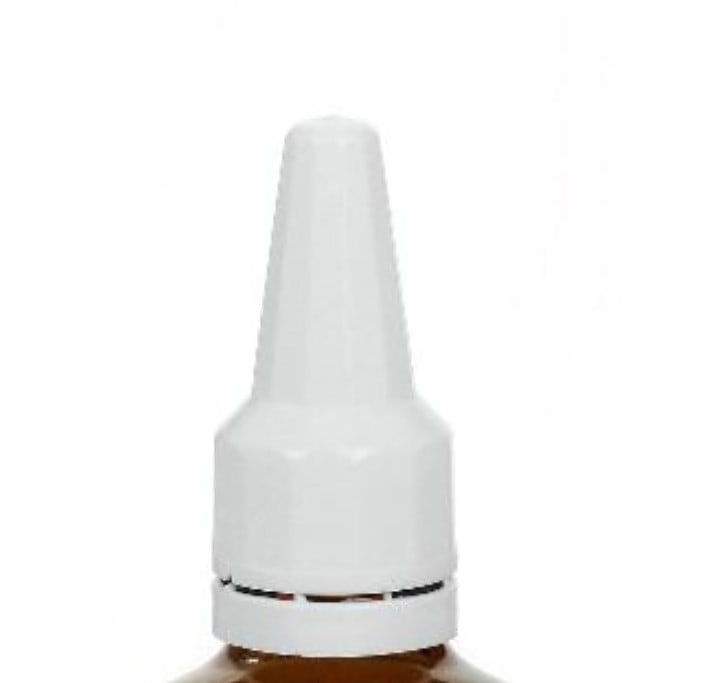 Kruvikork applikatsiooniga, PE-plastik, valge, suuava jaoks: DIN 18 Kruvikork applikatsiooniga, PE-plastik, valge, suuava jaoks: DIN 18